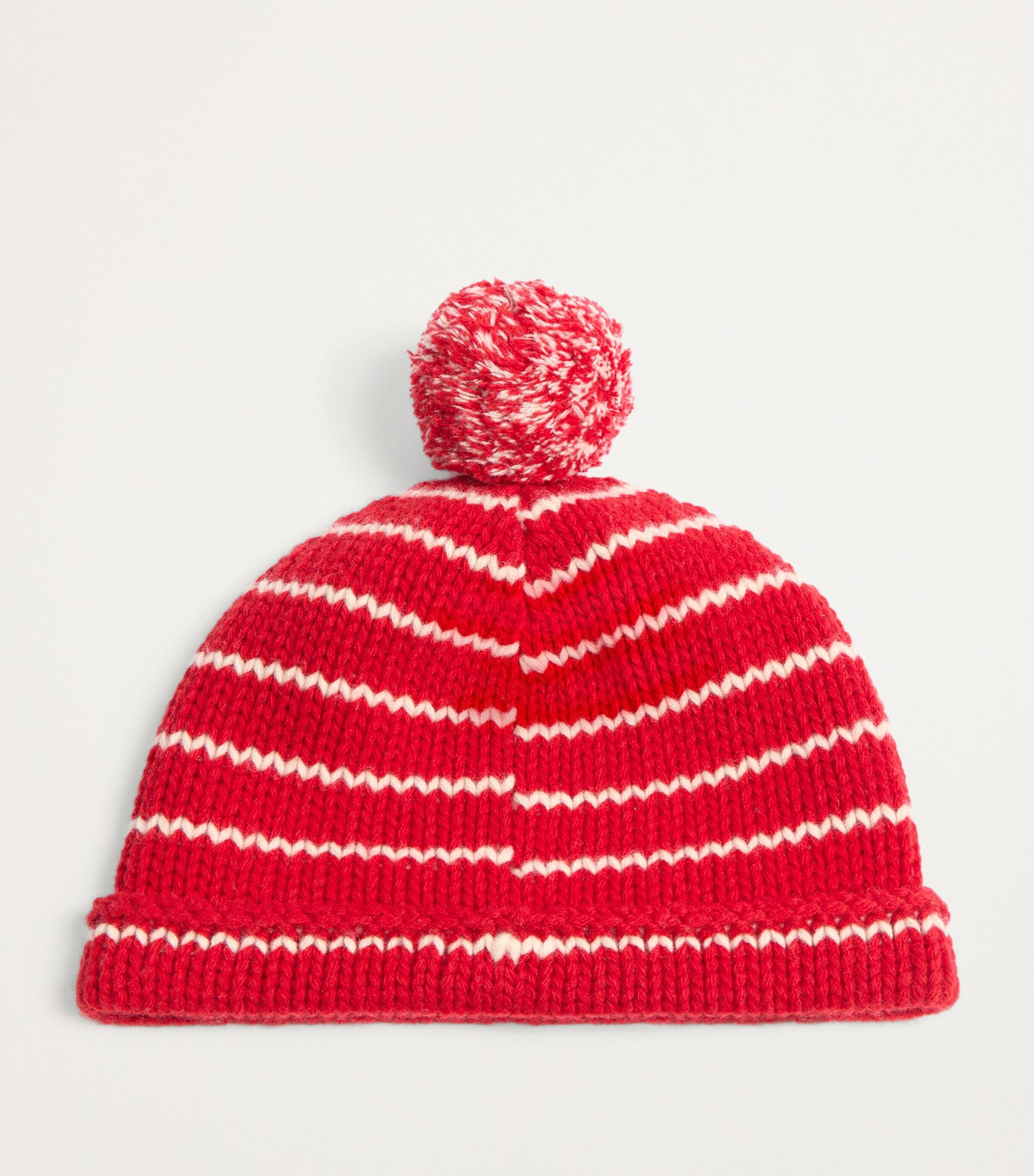 Wool Pom-Pom Beanie RHM Image 4