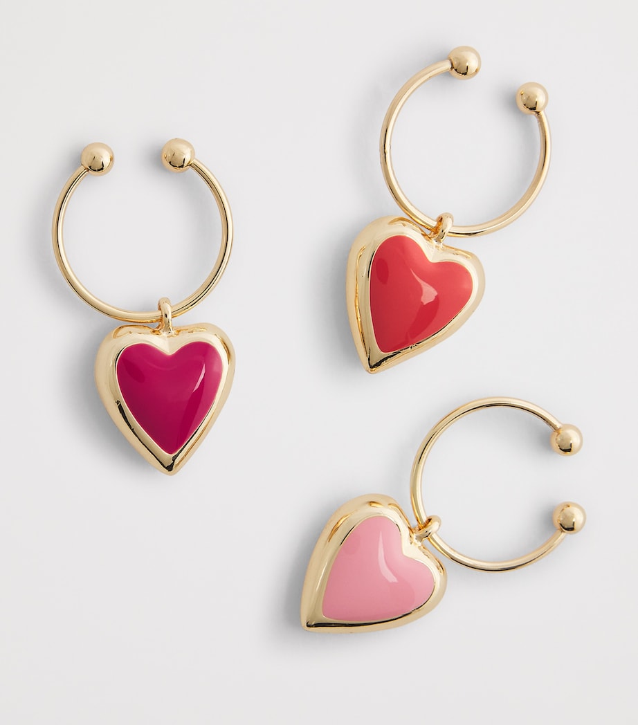 Joanna Buchanan Heart Wine Charms (Set of 6) Pink Image 2