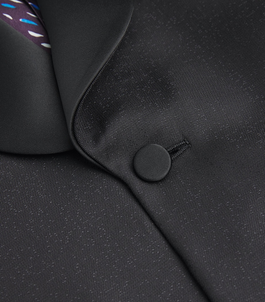 Velour Tailored Blazer 79_BLACK Image 5