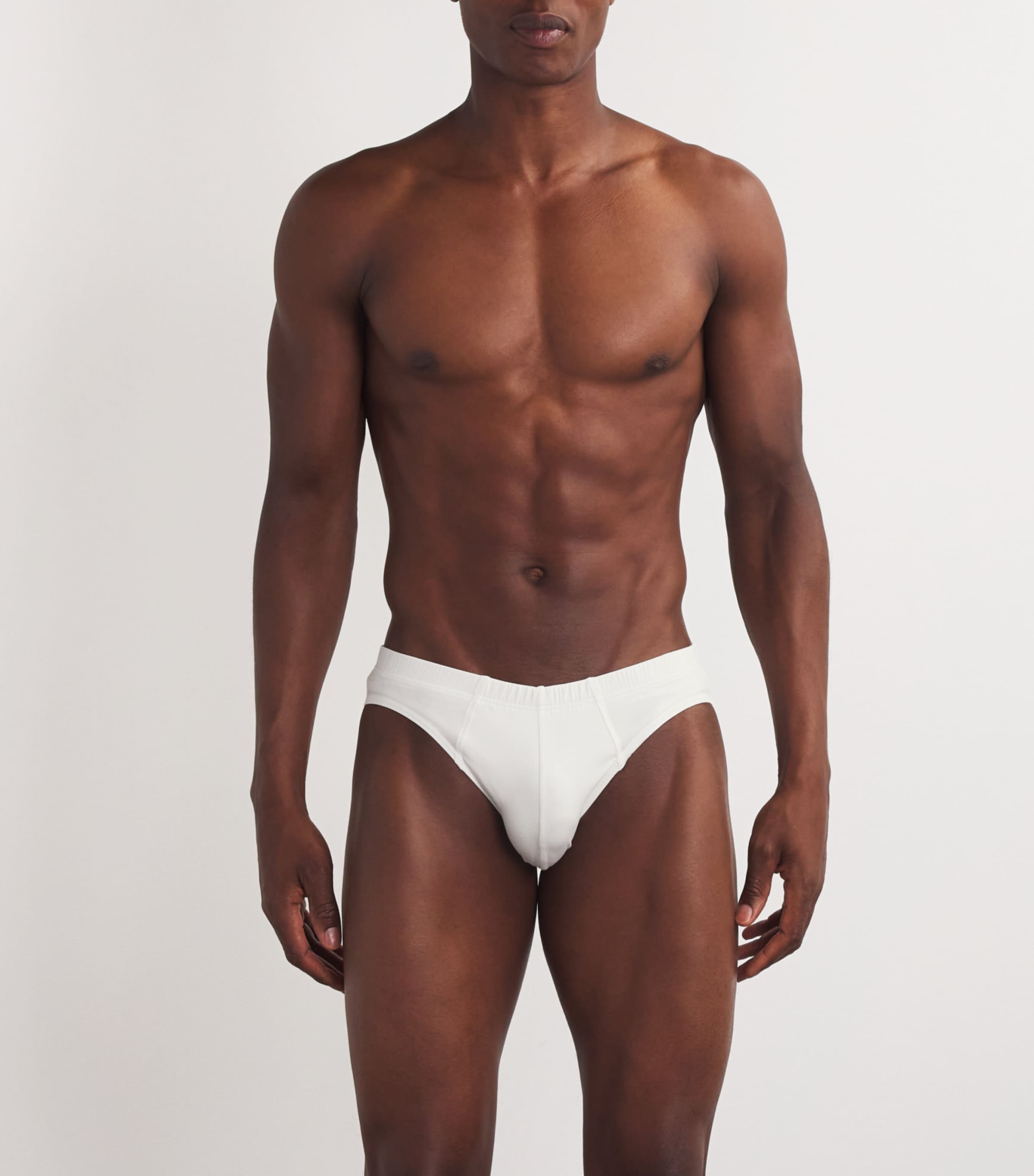 Hanro Mens Cotton Sensation Briefs White Image 2