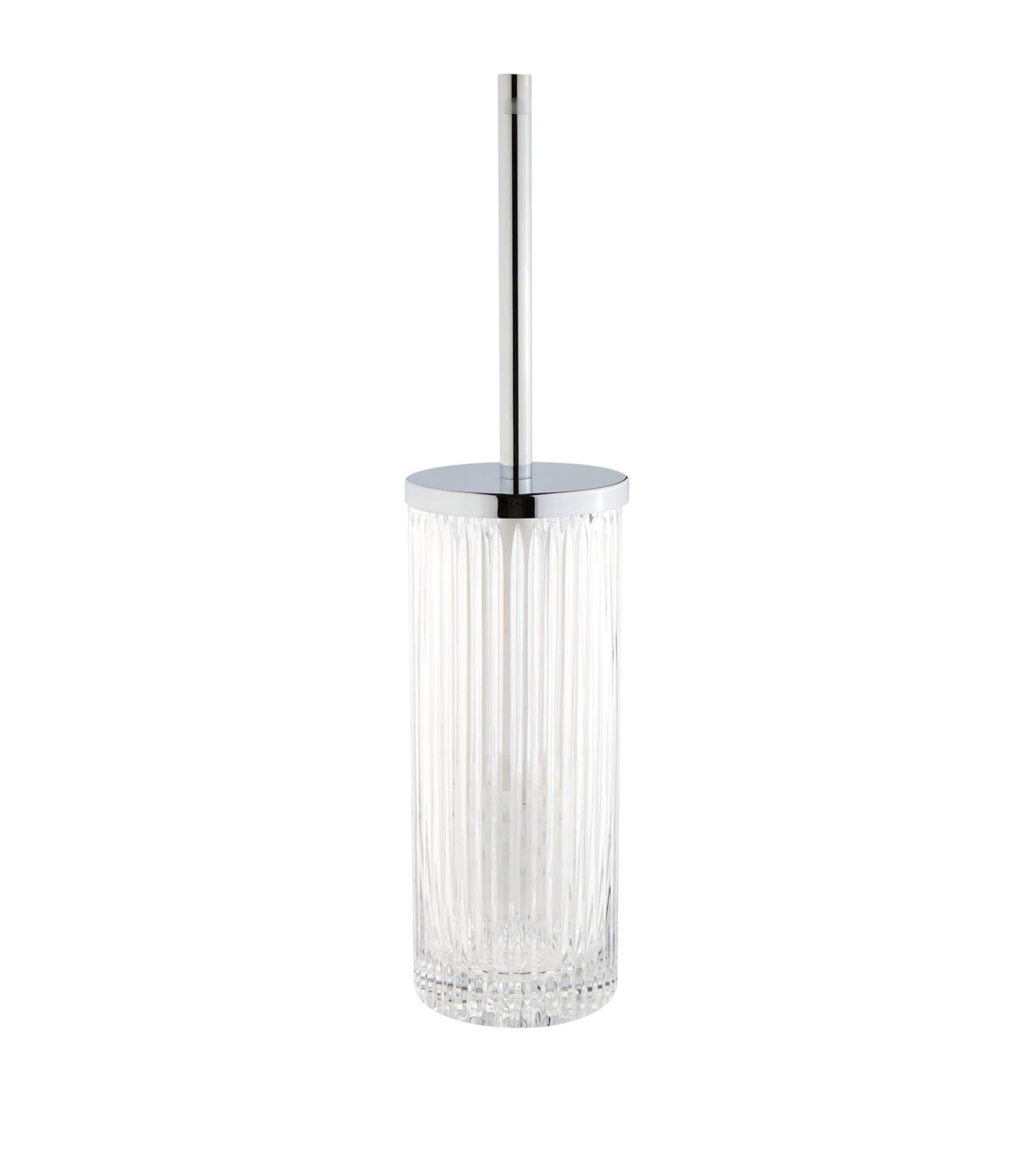 Zodiac Roman Toilet Brush Holder In Silver