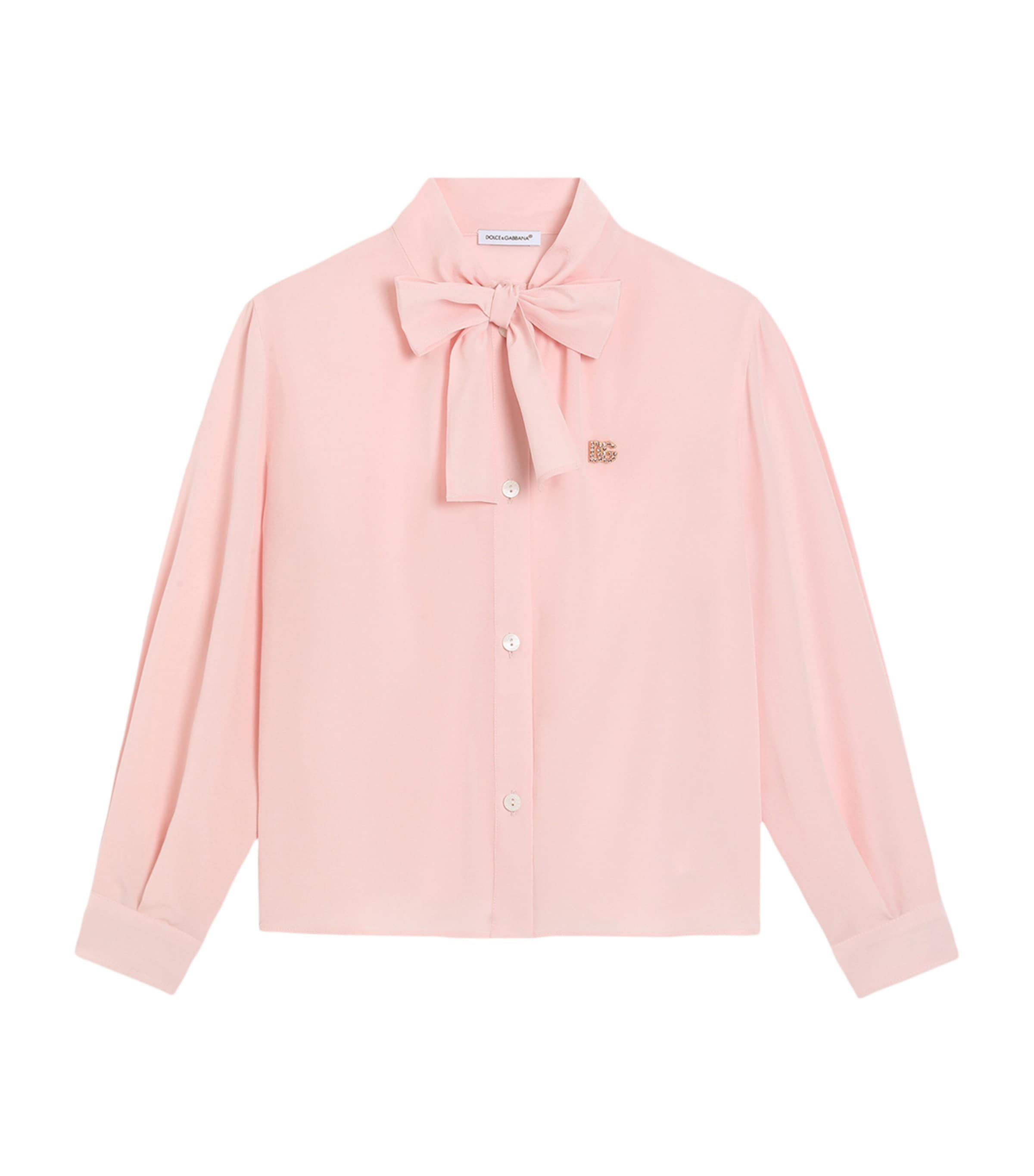 Dolce & Gabbana Silk Crepe De Chine Shirt
