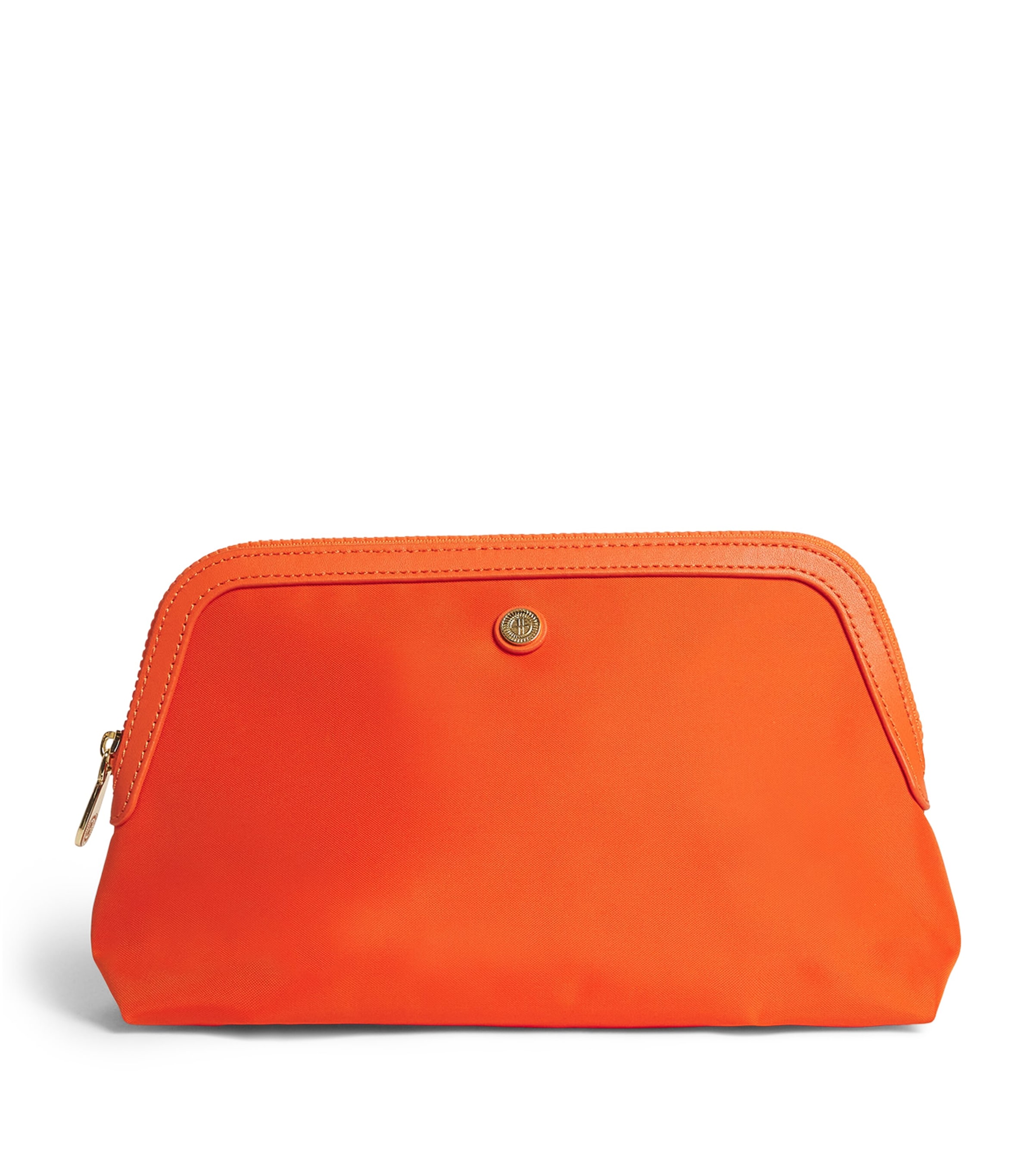 Harrods Large Nylon Wash Bag In Orange