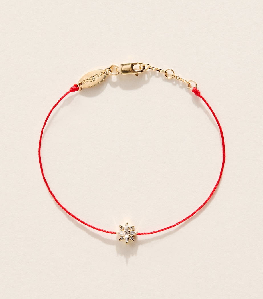 Redline Yellow Gold and Diamond Étoile Lunova Bracelet Red Image 1
