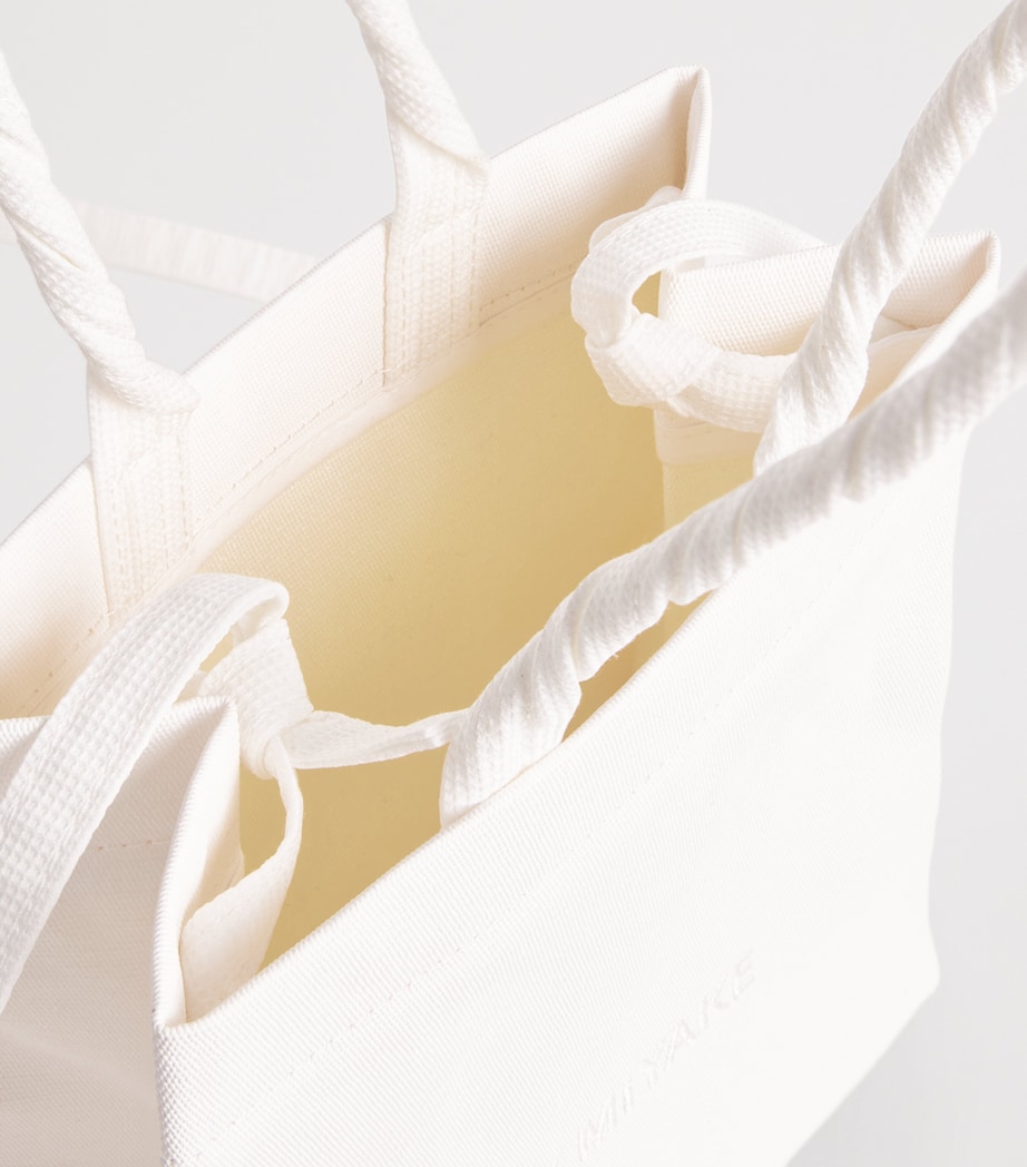 Paper Bag Tote Bag WHITE Image 4