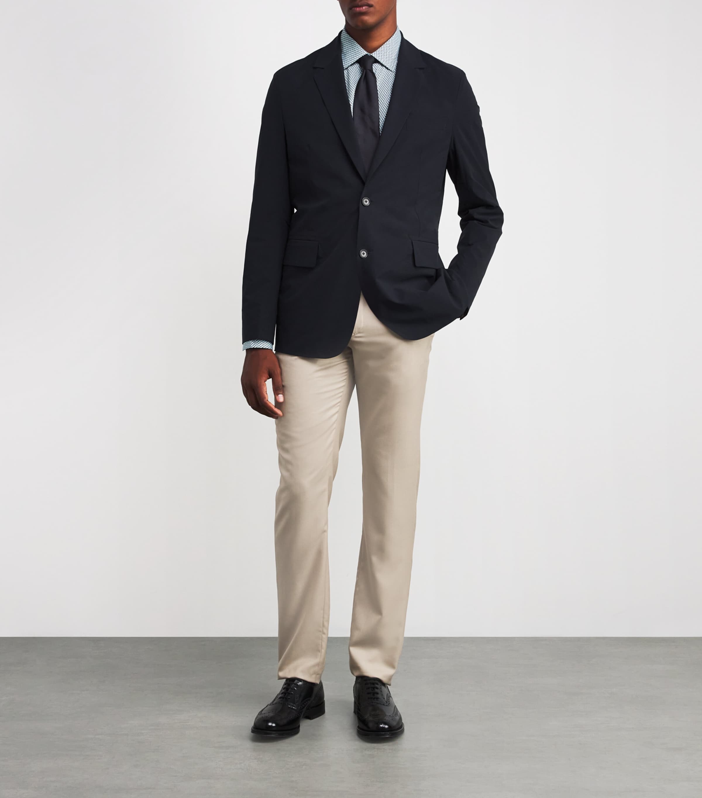 Water-Repellent Blazer 49_VERY DARK NAVY Image 2