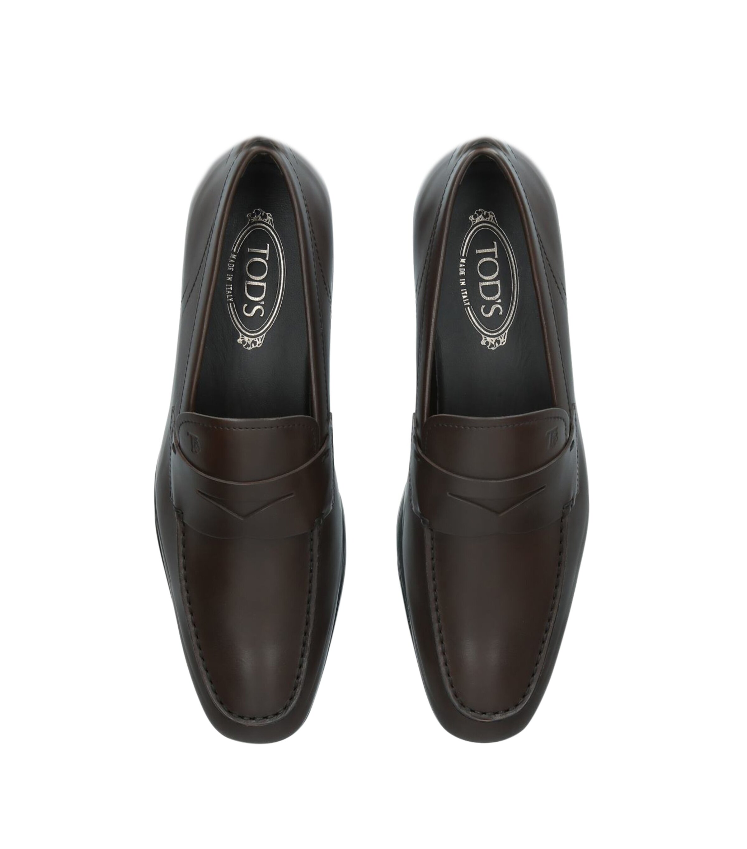 Leather Loafers DARK BROWN Image 4