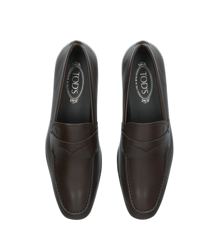 Leather Loafers DARK BROWN Image 4