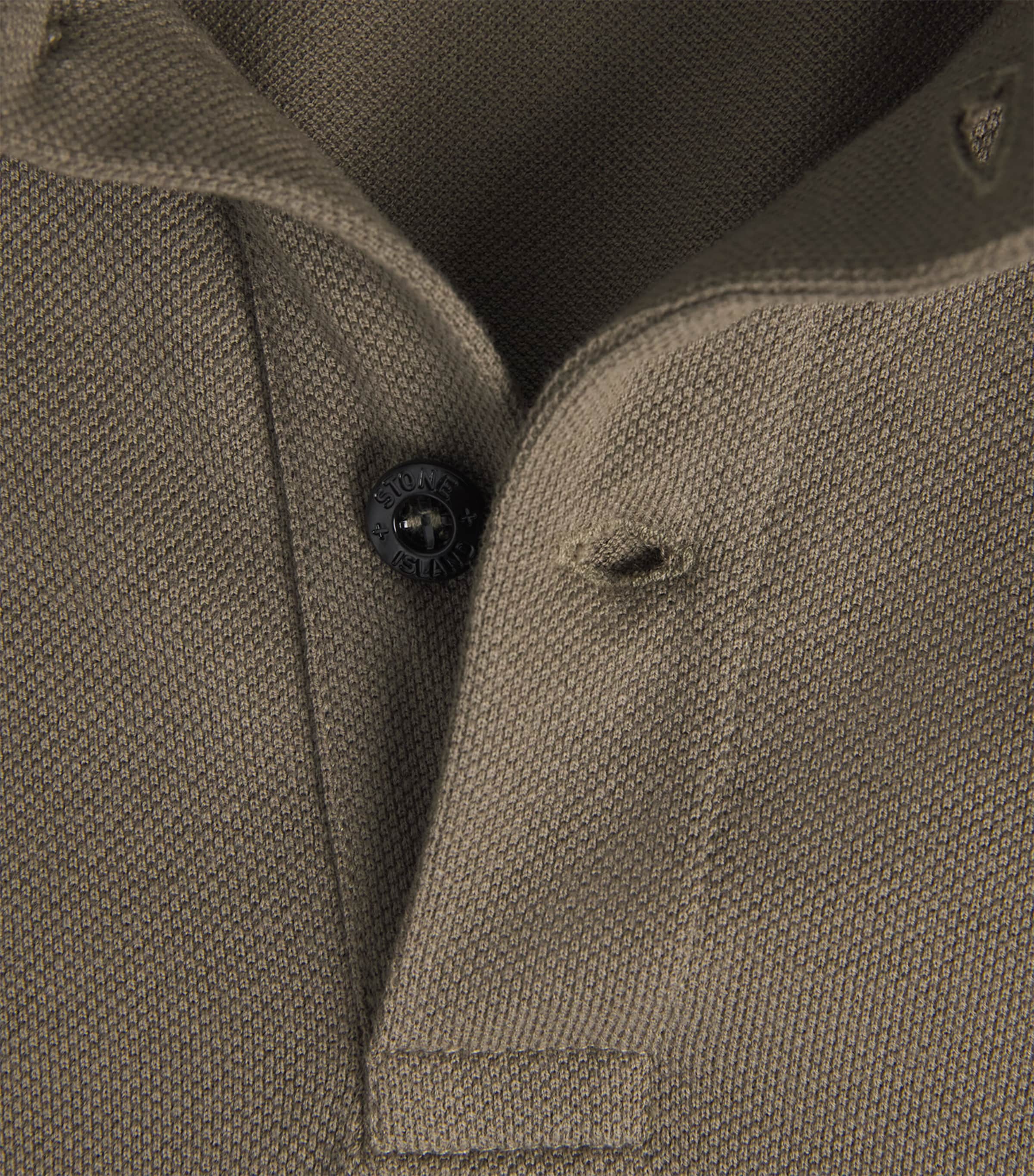Stone Island Mens Organic Cotton Ghost Polo Shirt Image 6