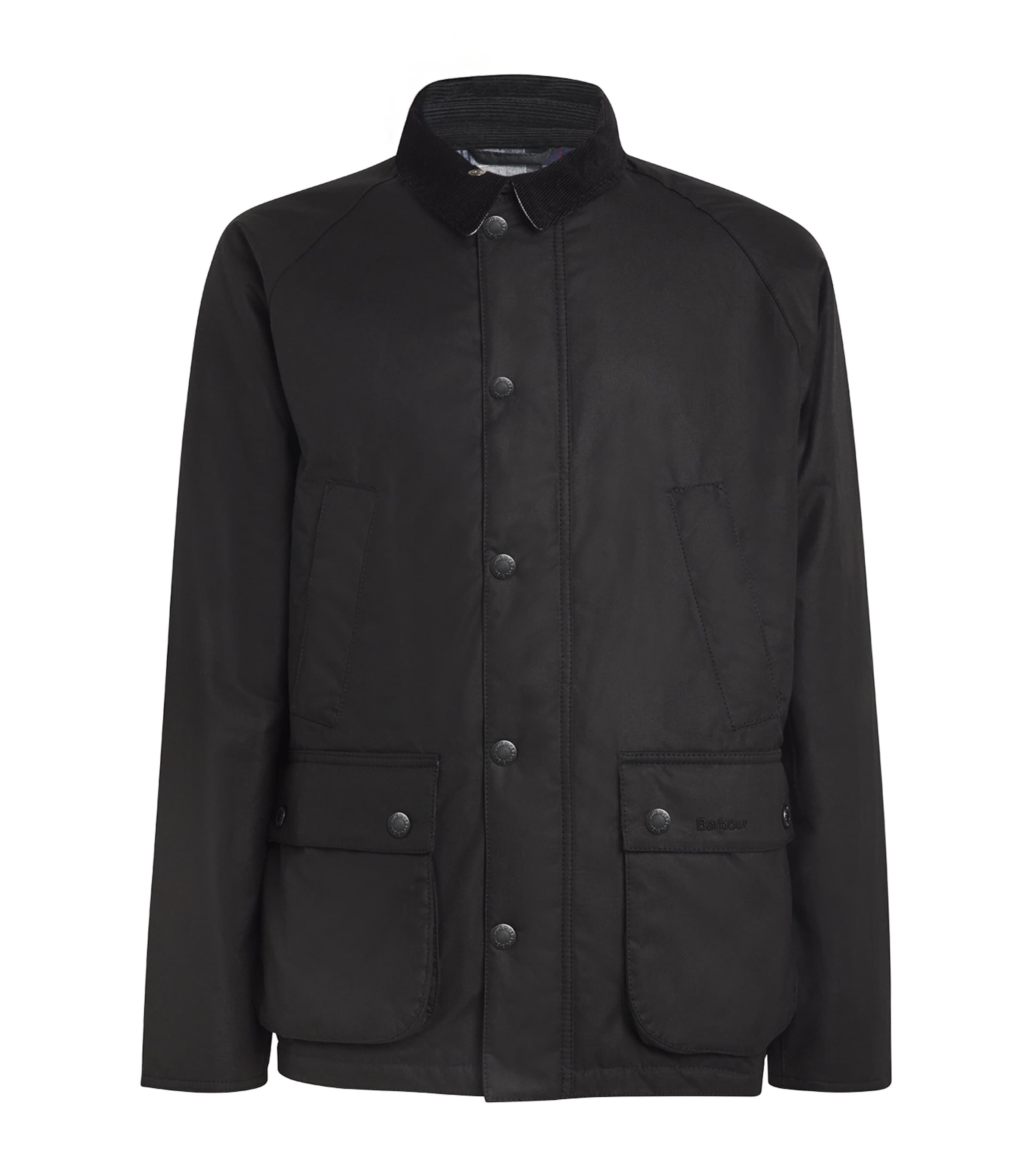 Barbour Waxed Ambleside Jacket In Black