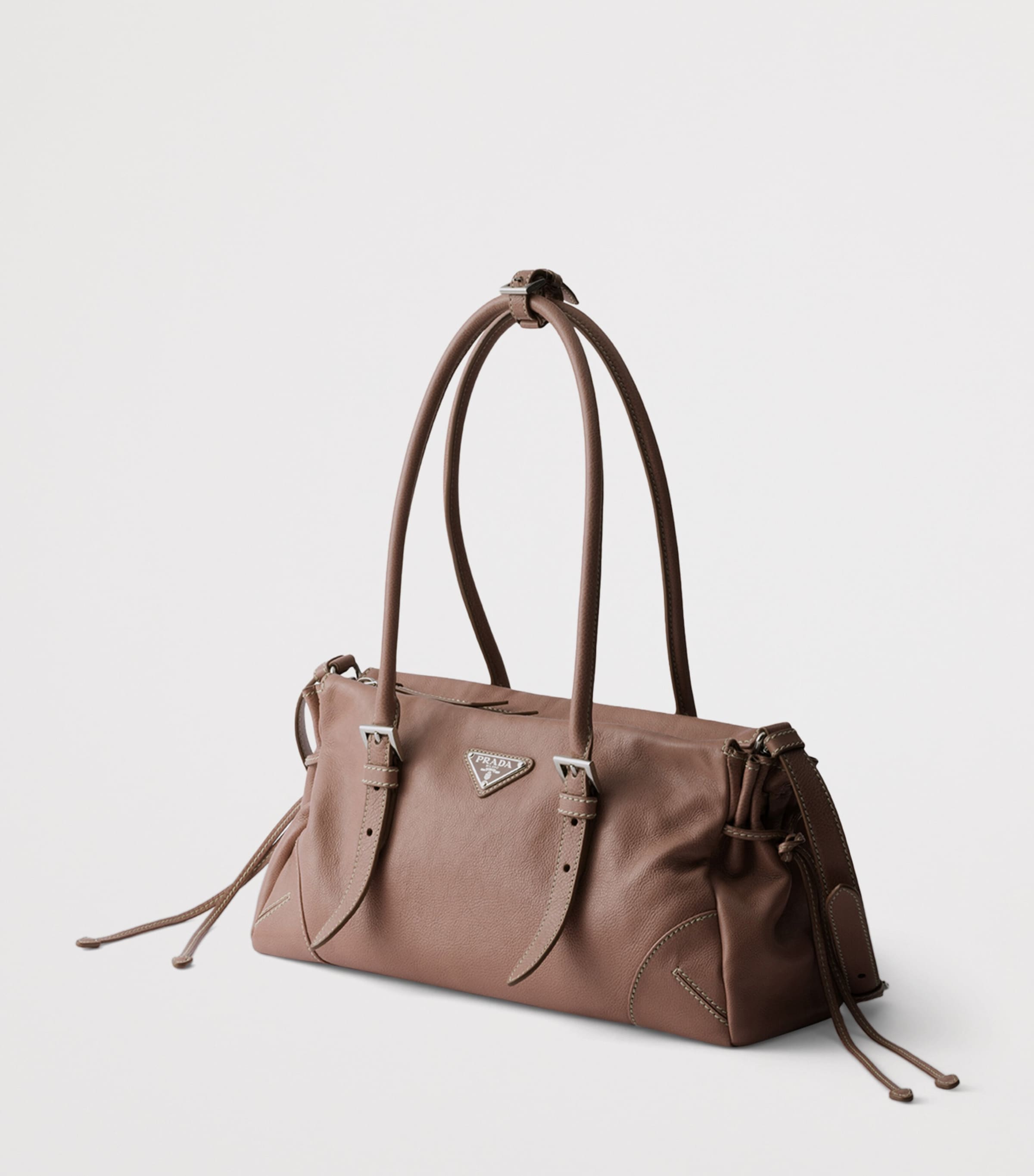 Prada Medium Leather Bonnie Shoulder Bag Image 3