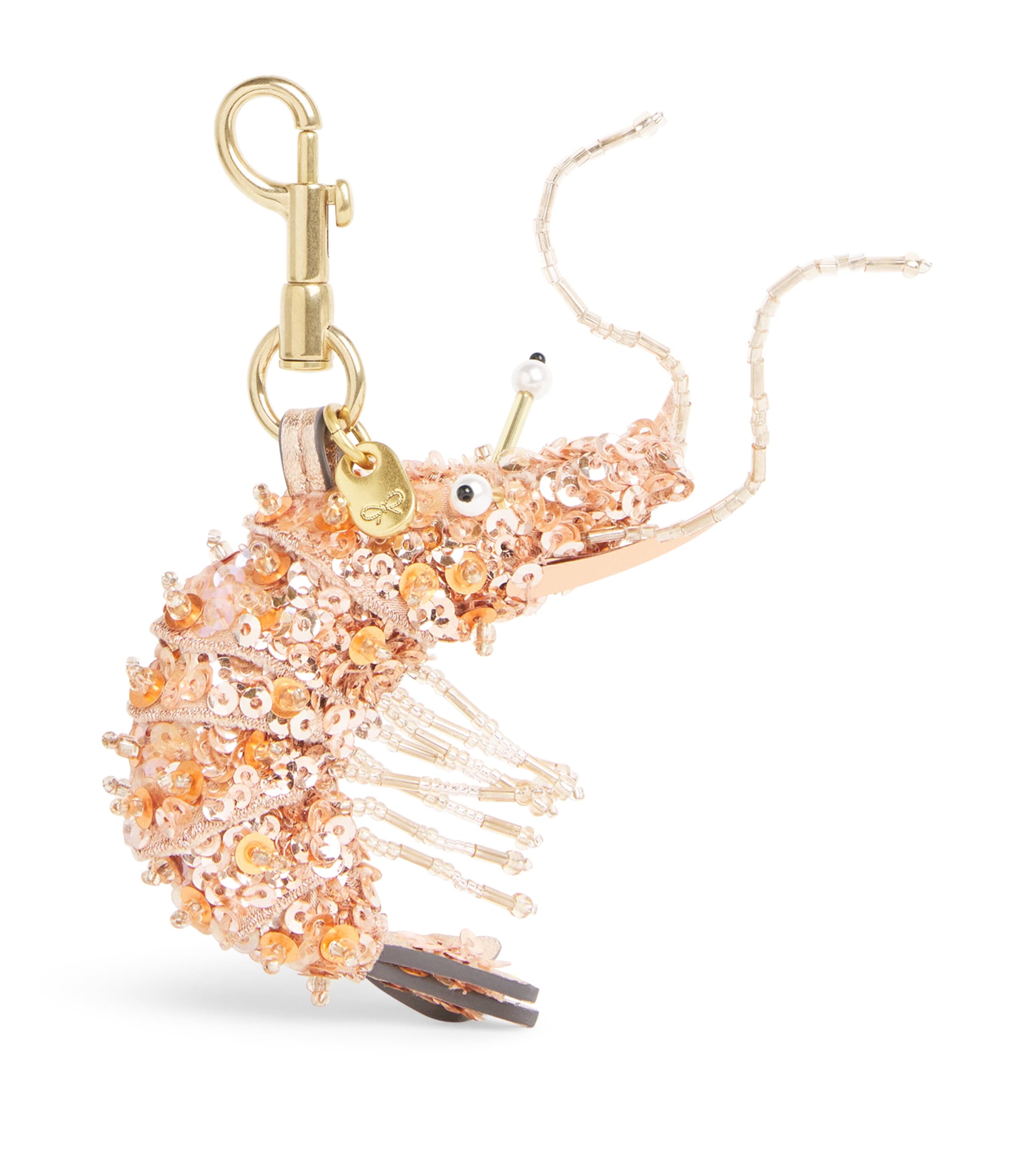 Anya Hindmarch Embellished Shrimp Charm Shrimp Image 1