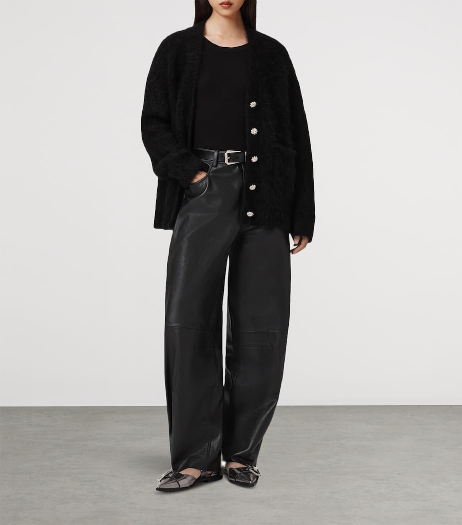 Brushed Rubi Cardigan BLACK Image 2