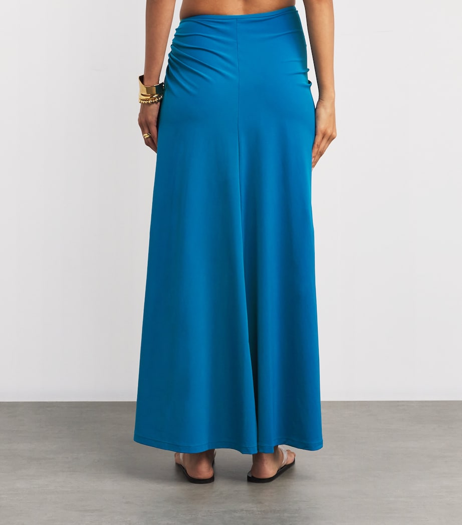 Cut-Out Orbit Maxi Skirt LAKE Image 3