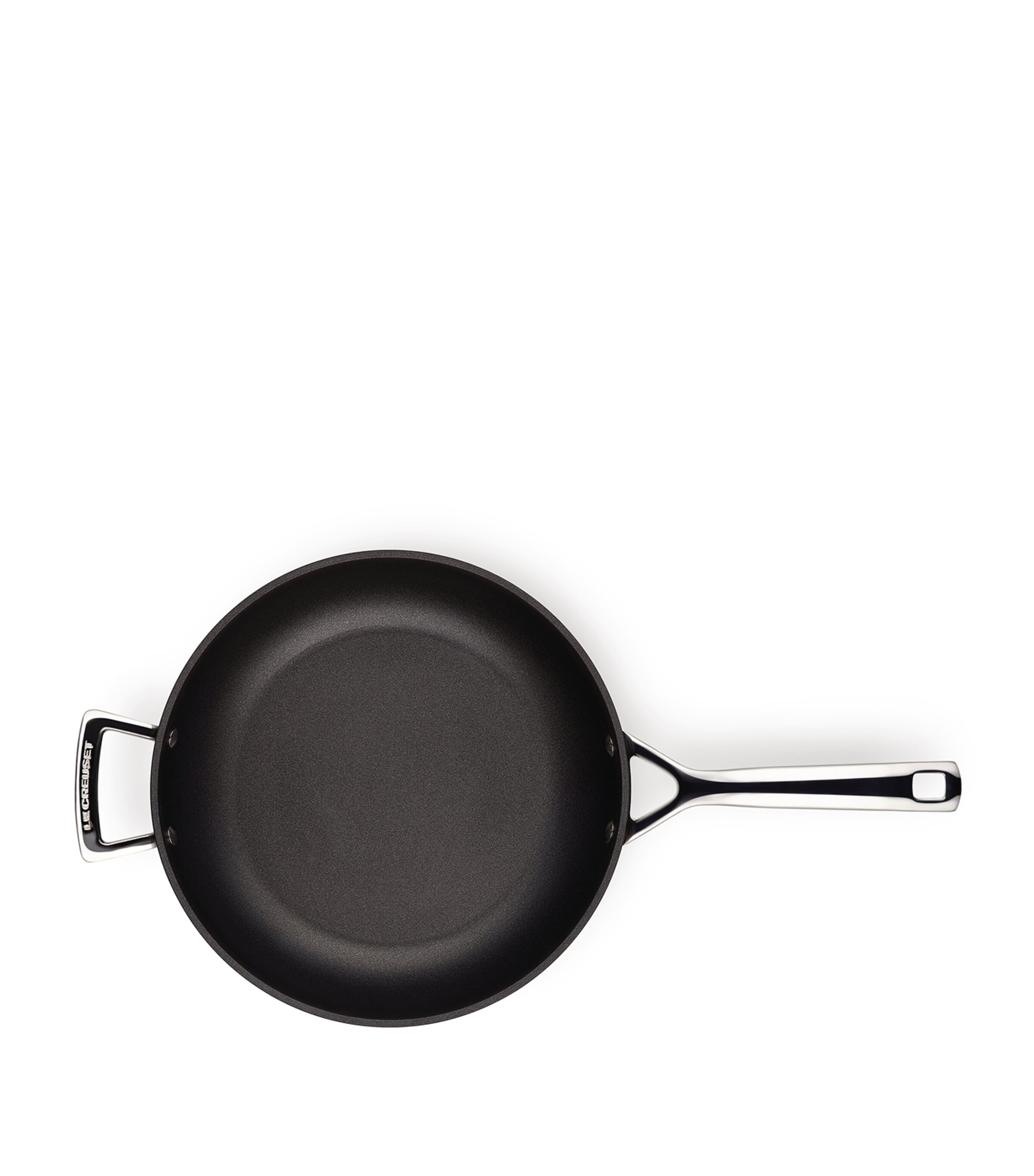 Toughened Non-Stick Deep Frying Pan (28cm) BLACK Image 2