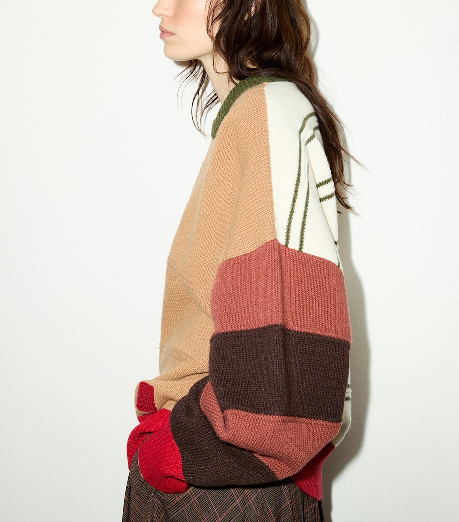 MAX&Co. Womens Virgin Wool Sweater Camel Image 4