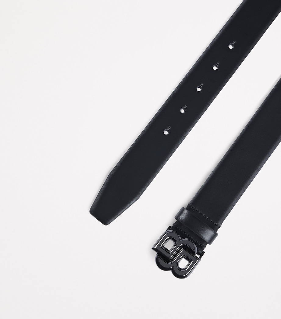 Leather Double B Icon Belt 001 Image 2