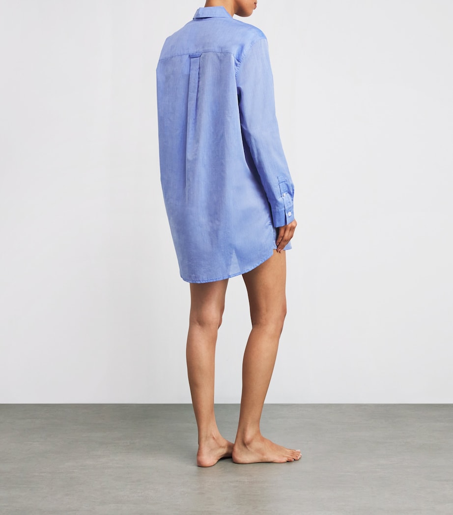 Cotton Nightshirt BLUE Image 3