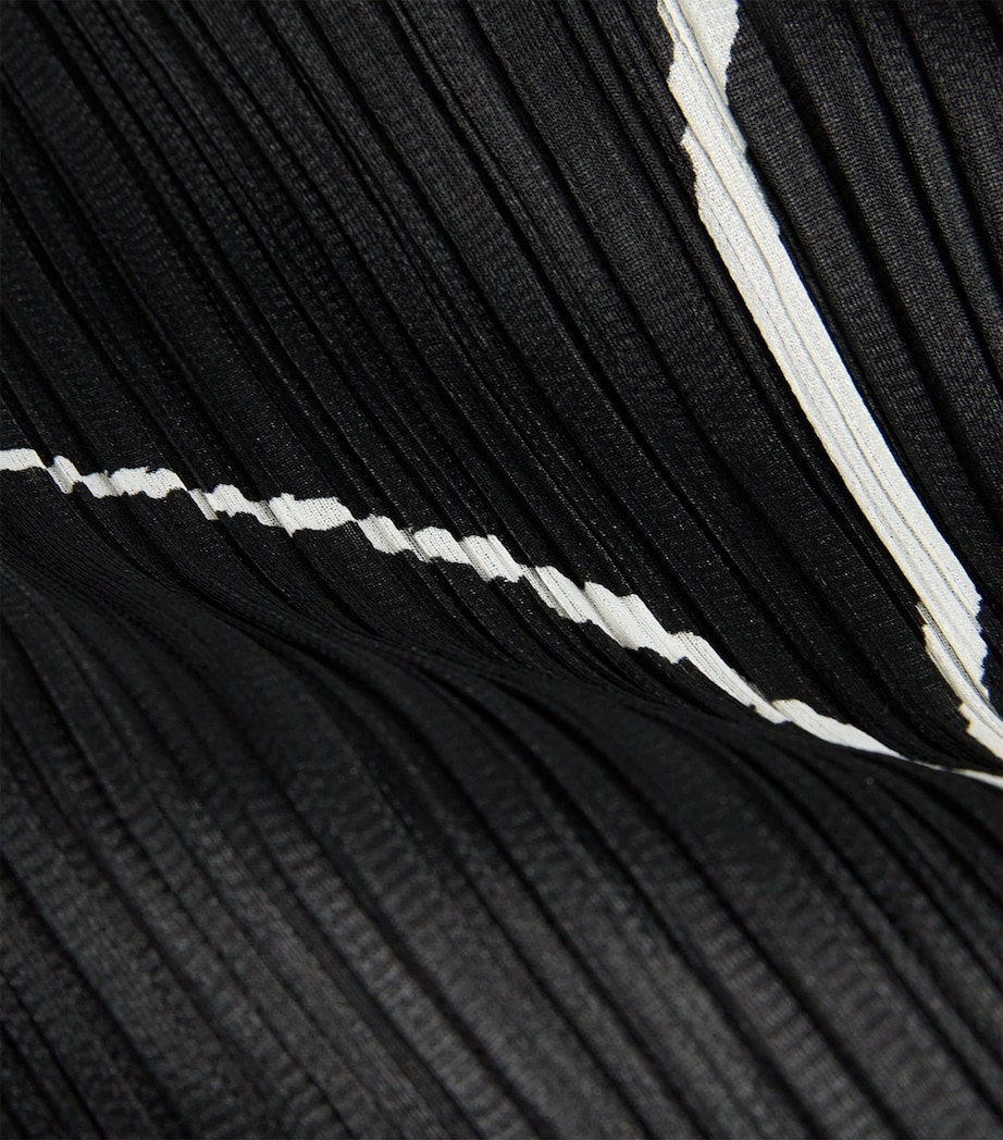 Printed Pause Trousers BLACK Image 5