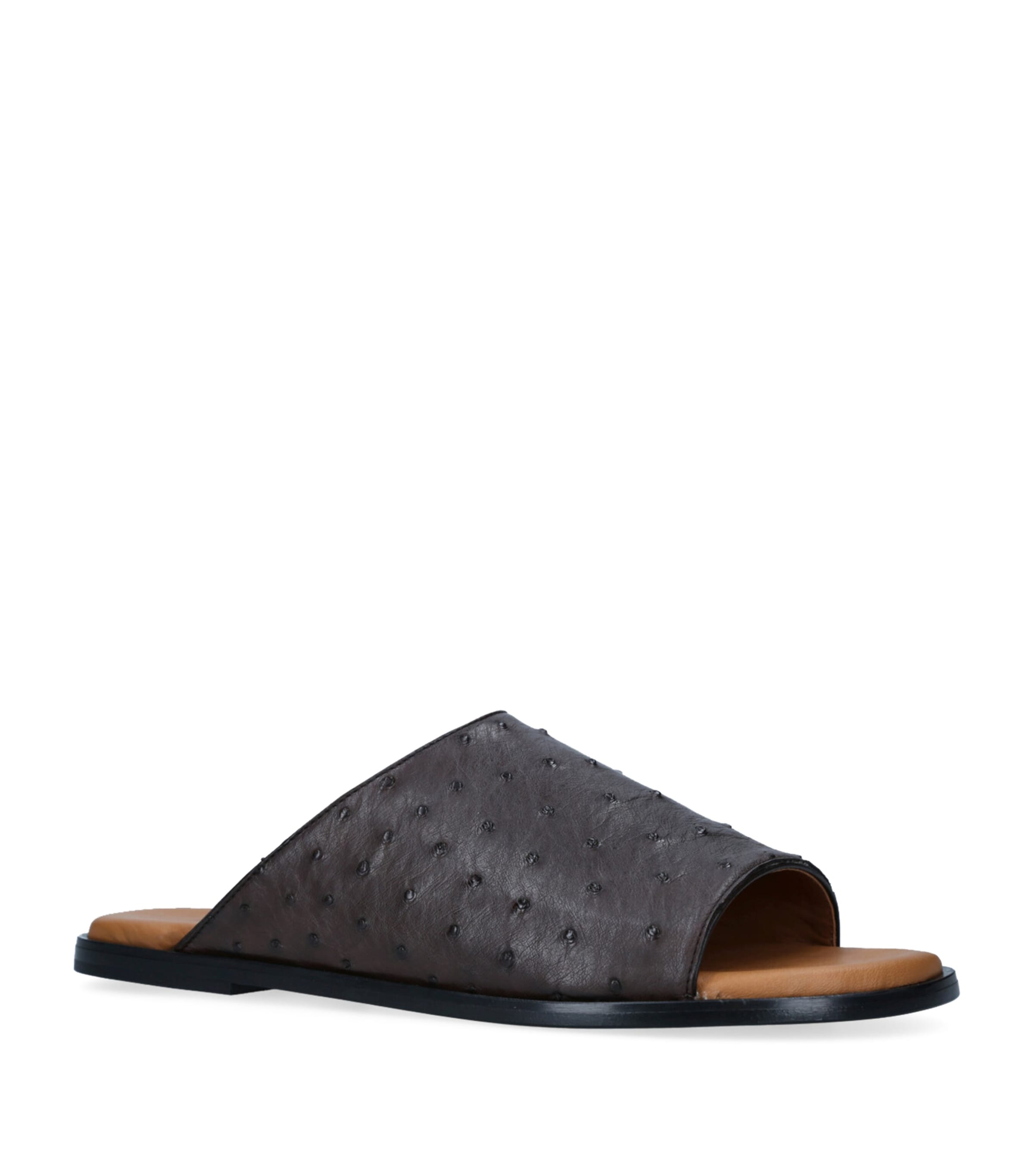Brotini Ostrich Sandals | Holiday Shop | Mens | Sandals | Men Shoes | Sliders | 5222