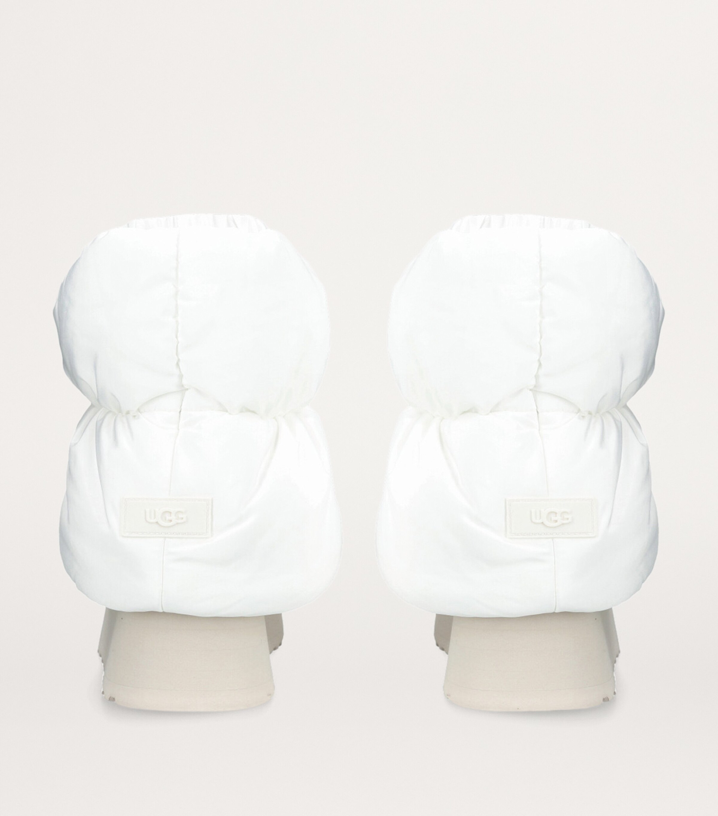 Suede Mini Dipper Puffer Boots 50 WHITE Image 2