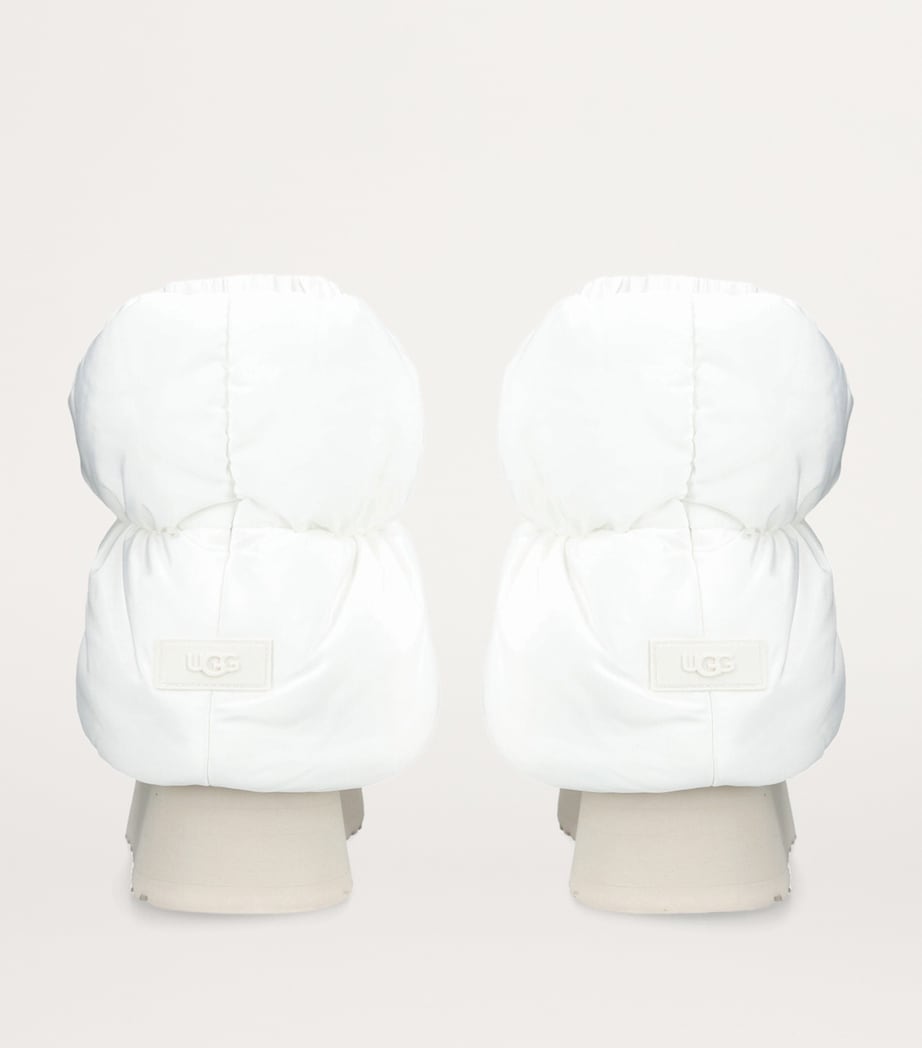 Suede Mini Dipper Puffer Boots 50 WHITE Image 2