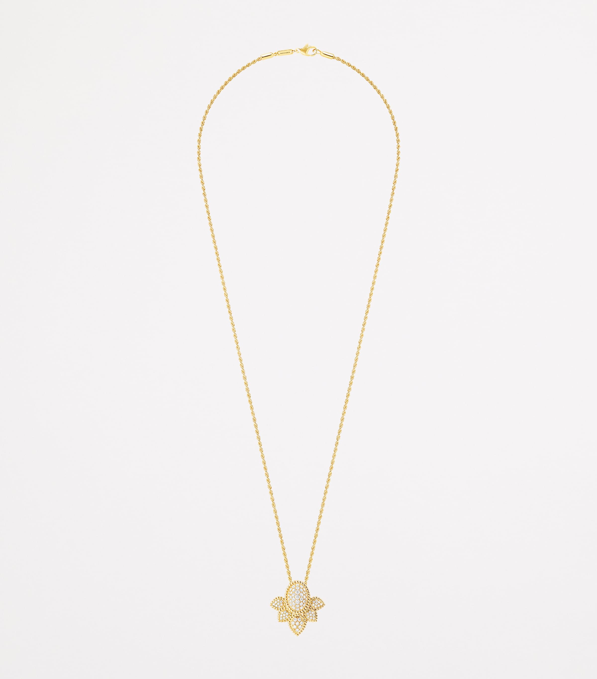 Yellow Gold and Diamond Serpent Bohème Vintage Necklace YELLOW GOLD Image 3