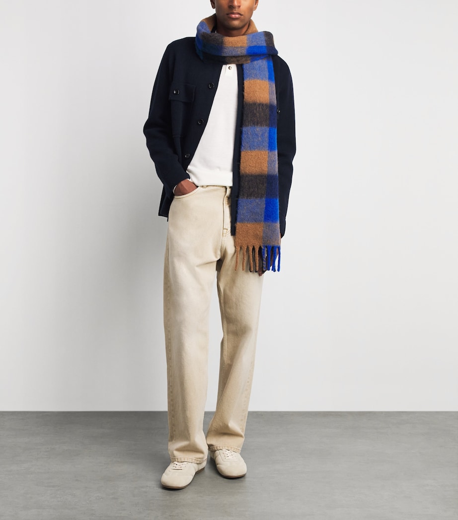 Allude Mens Virgin Wool-Cashmere Overshirt Image 2