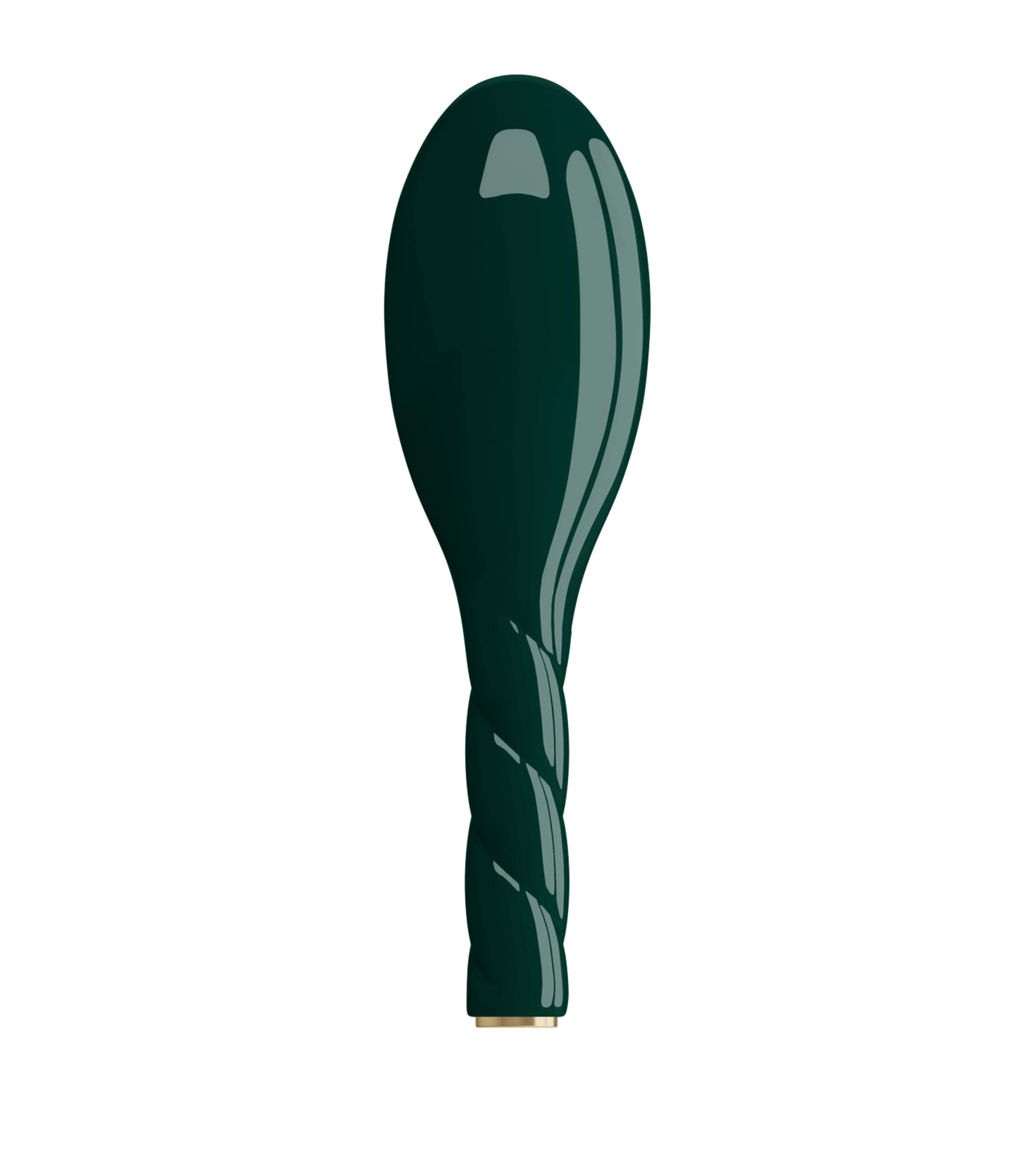 Small N.04 The Miracle Detangling Scalp Hairbrush EMERALD GREEN Image 3