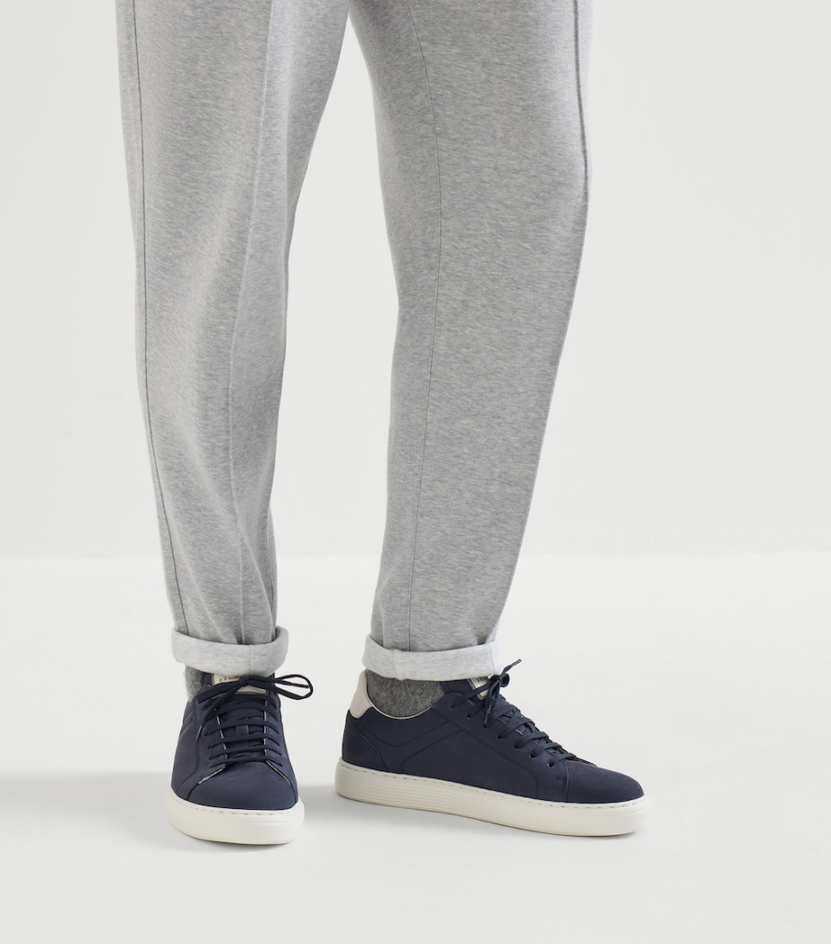 Brunello Cucinelli Suede Lace-Up Sneakers Image 4