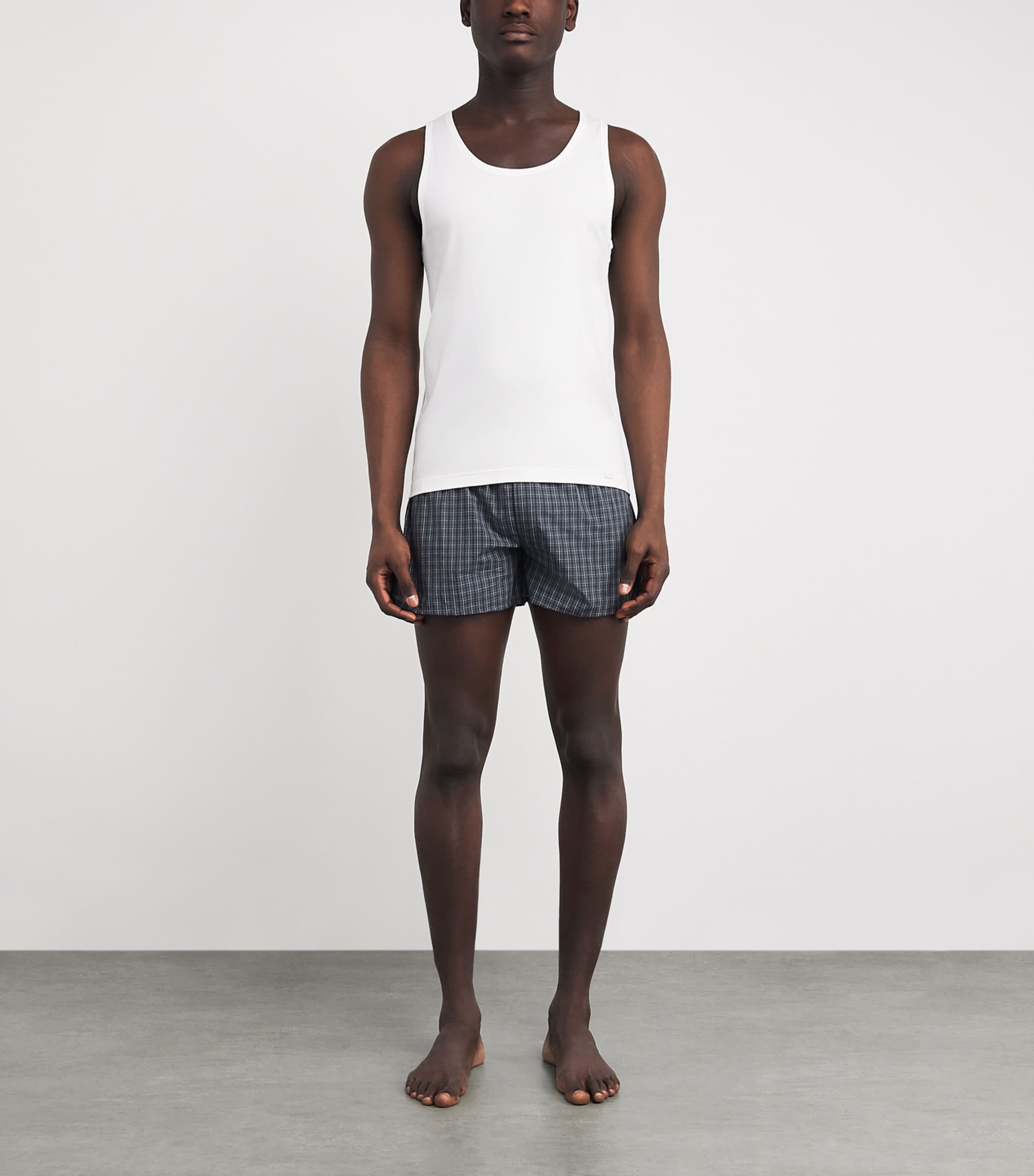 Cotton Essentials Tank Top 0101-WHITE Image 2