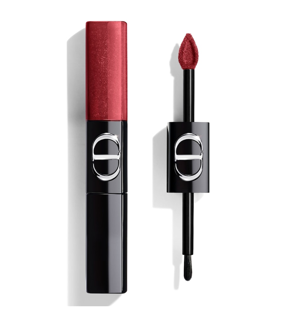 DIOR Rouge Dior Sequin Liquid Duo Lipstick Red Velvet