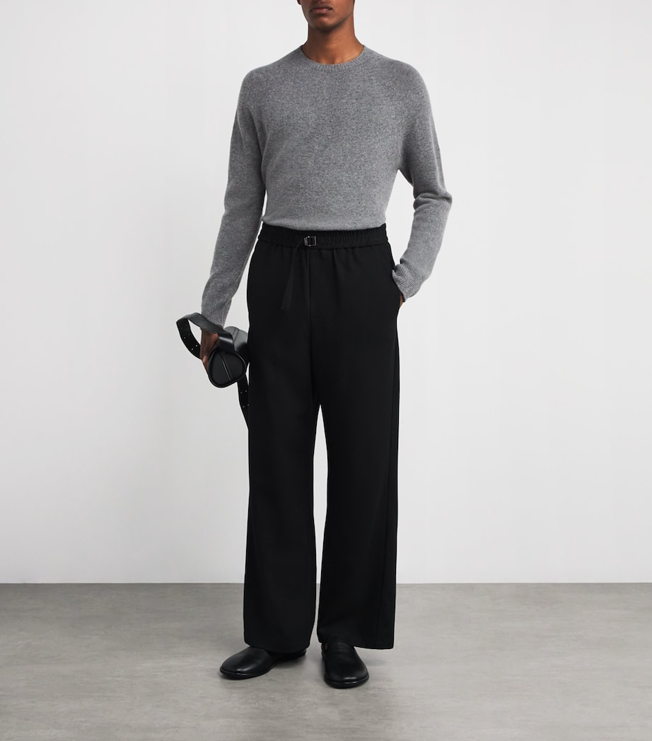 Virgin Wool-Cashmere Sweater SMOKE Image 2