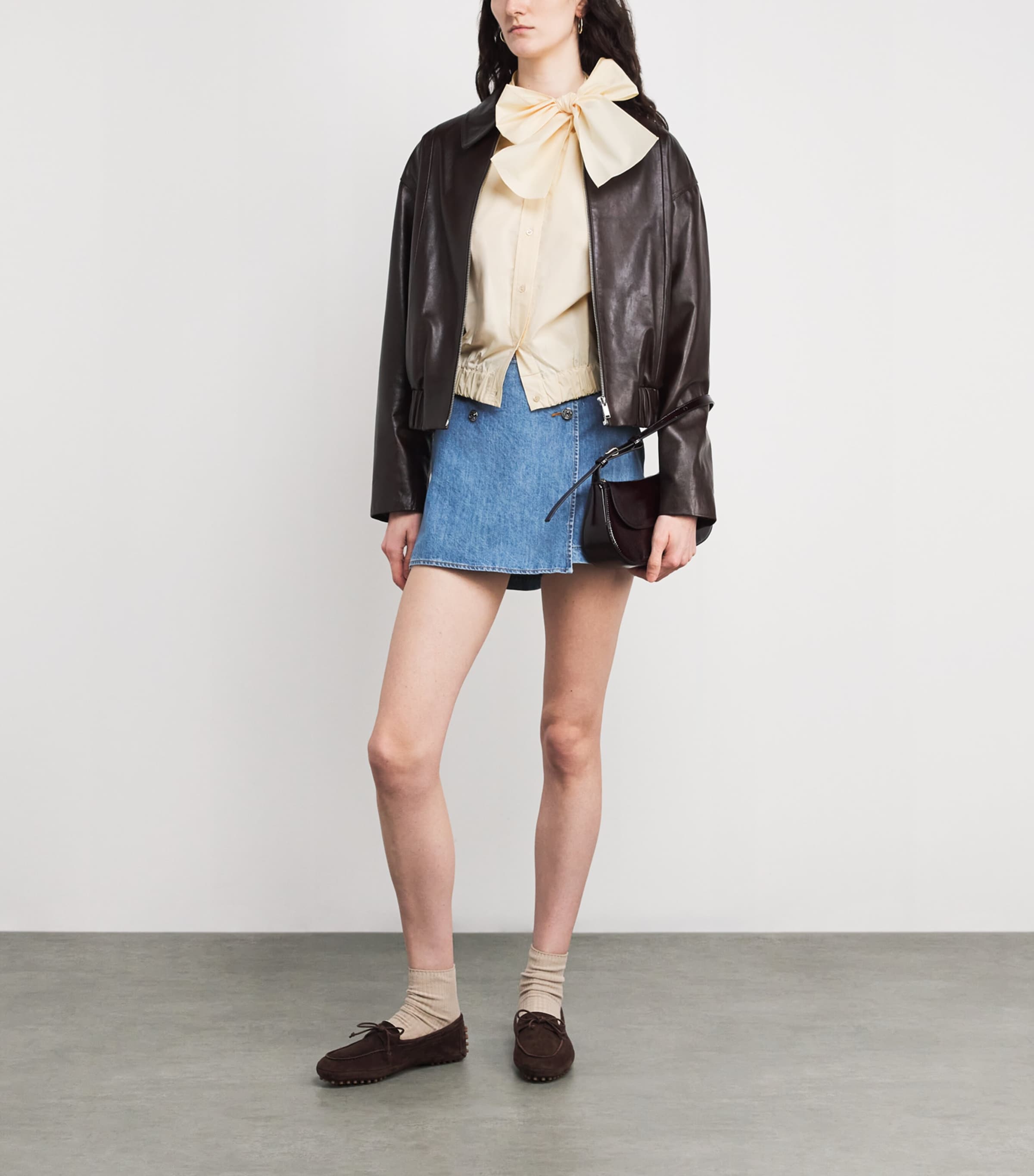 Cotton Tie-Detail Blouse VANILLA Image 2