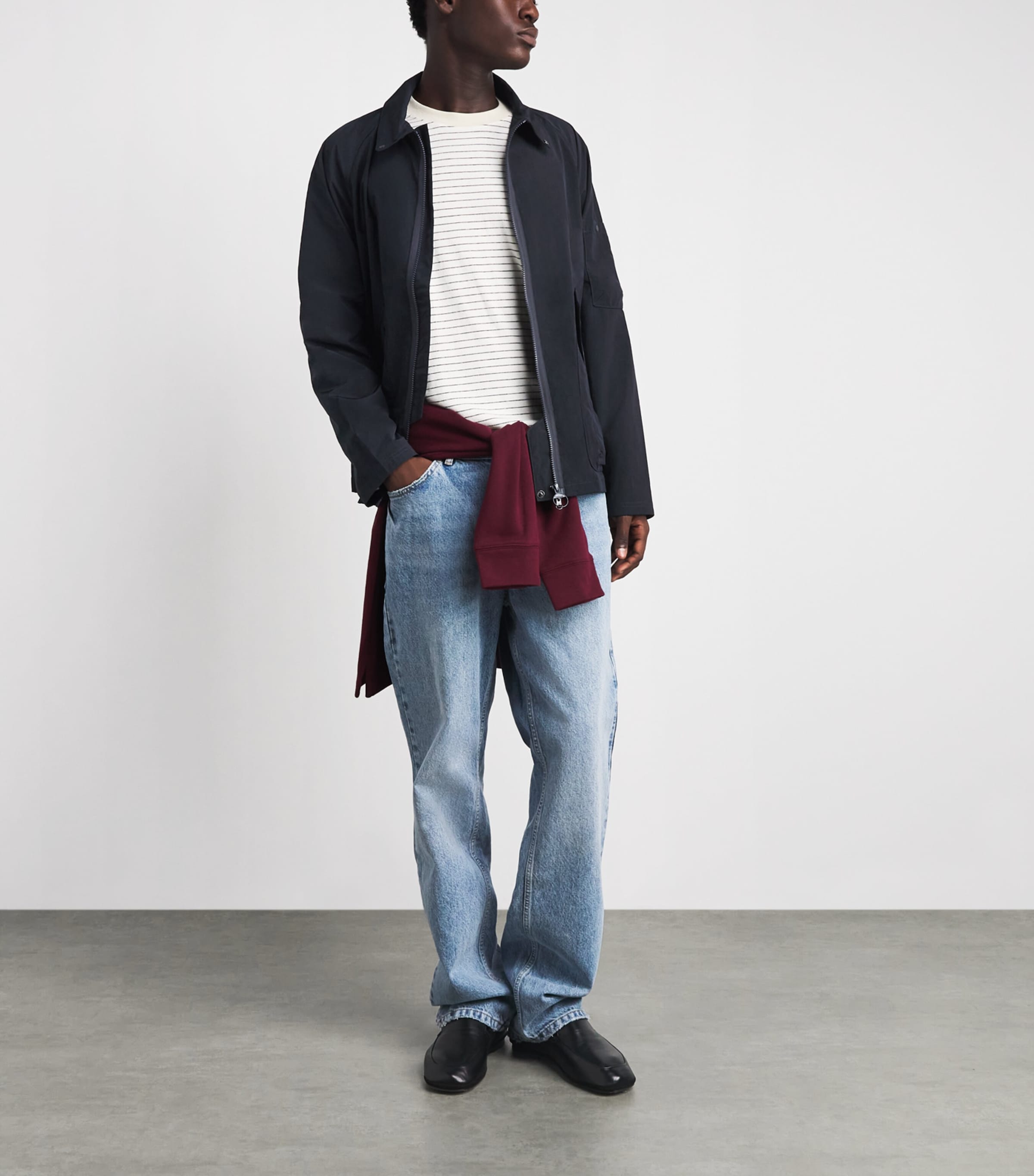 Barbour Mens Re-Engineered Endurance Casual Jacket Dark Navy Image 2