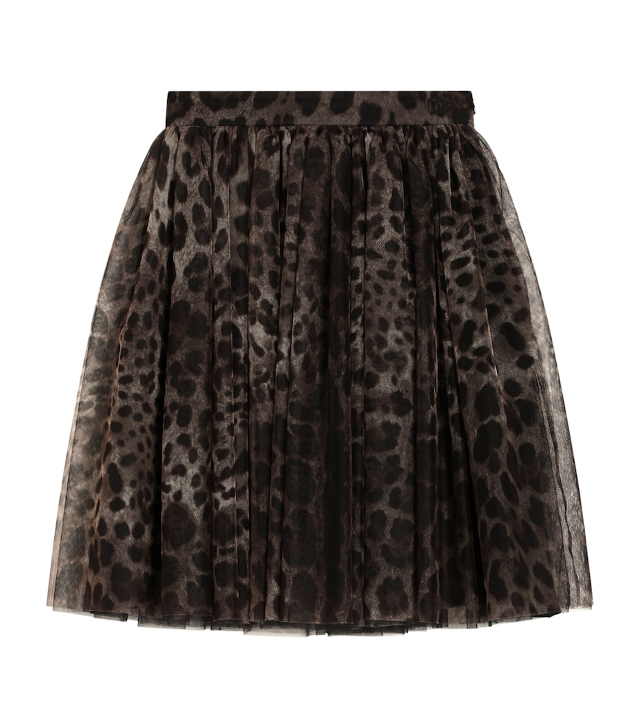 Dolce&Gabbana Kids Tulle Leopard Print Skirt (8-12+ Years) Leo New Image 1