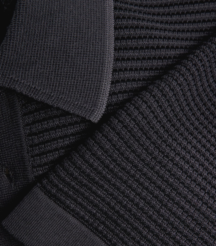 Striped Harvey Shirt WASHED BLACK Image 5