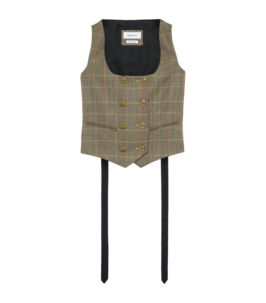 Wool Double-Breasted Waistcoat 9101 Image 1