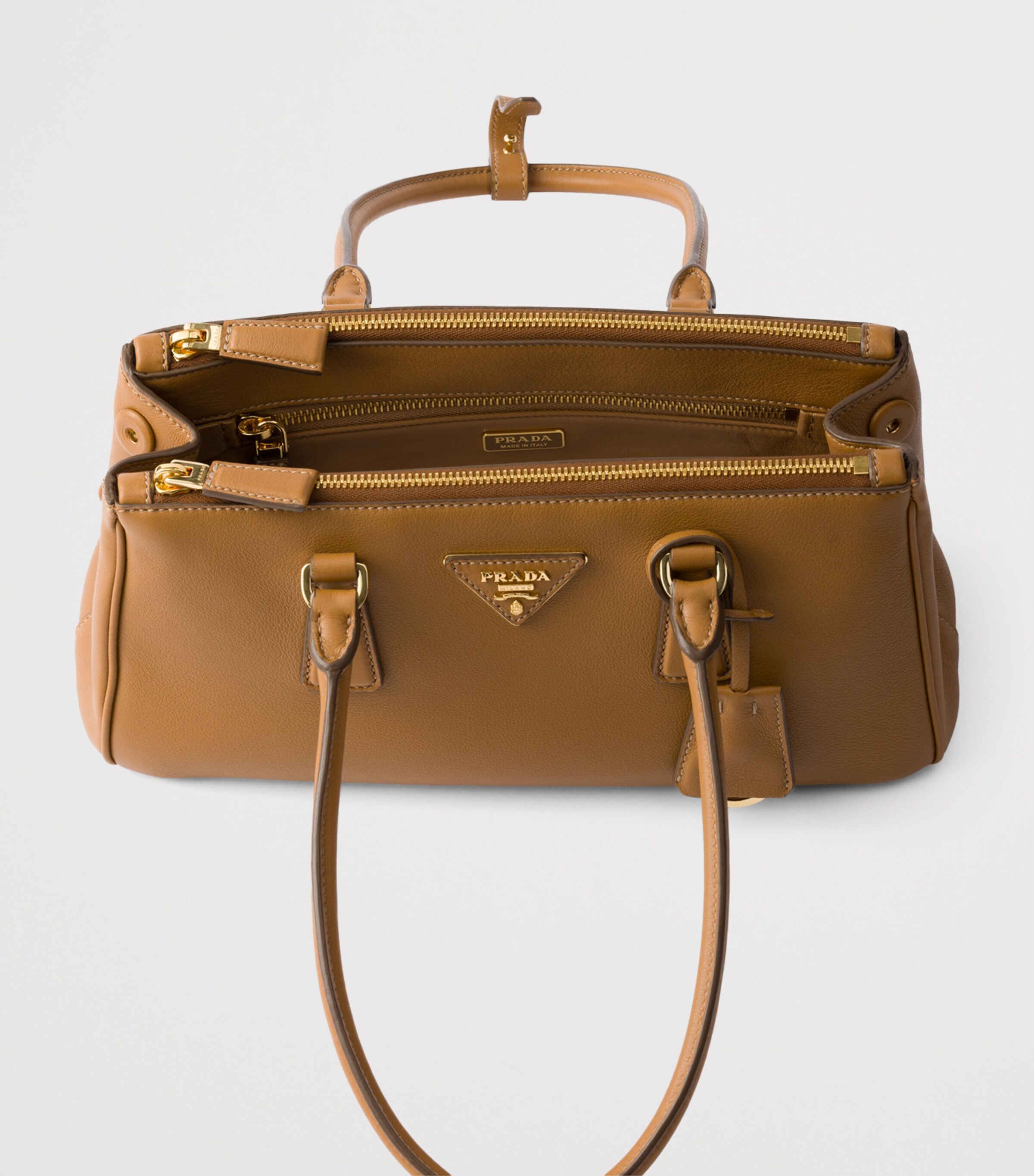 Medium Leather Galleria Top-Handle Bag F03BH Image 5