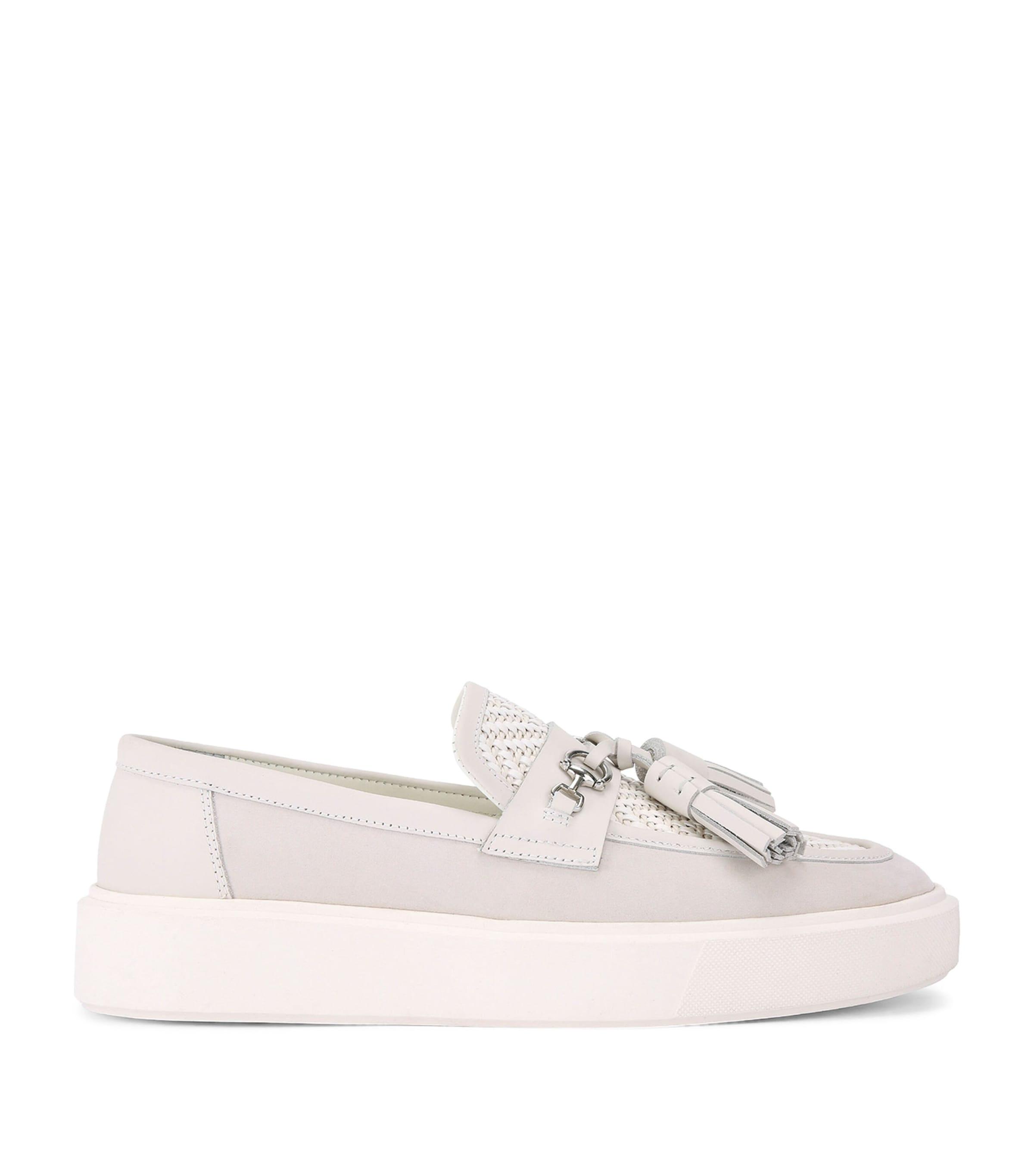 Kurt Geiger London Milbank Tassel Loafers Bone Image 1