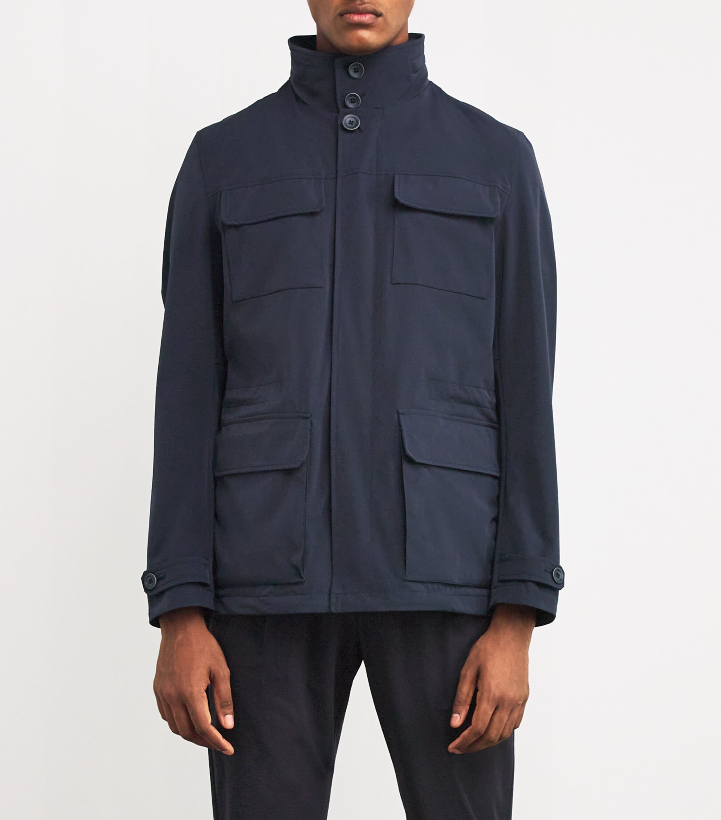 Padded Field City Jacket 9201BLU NAVY Image 3