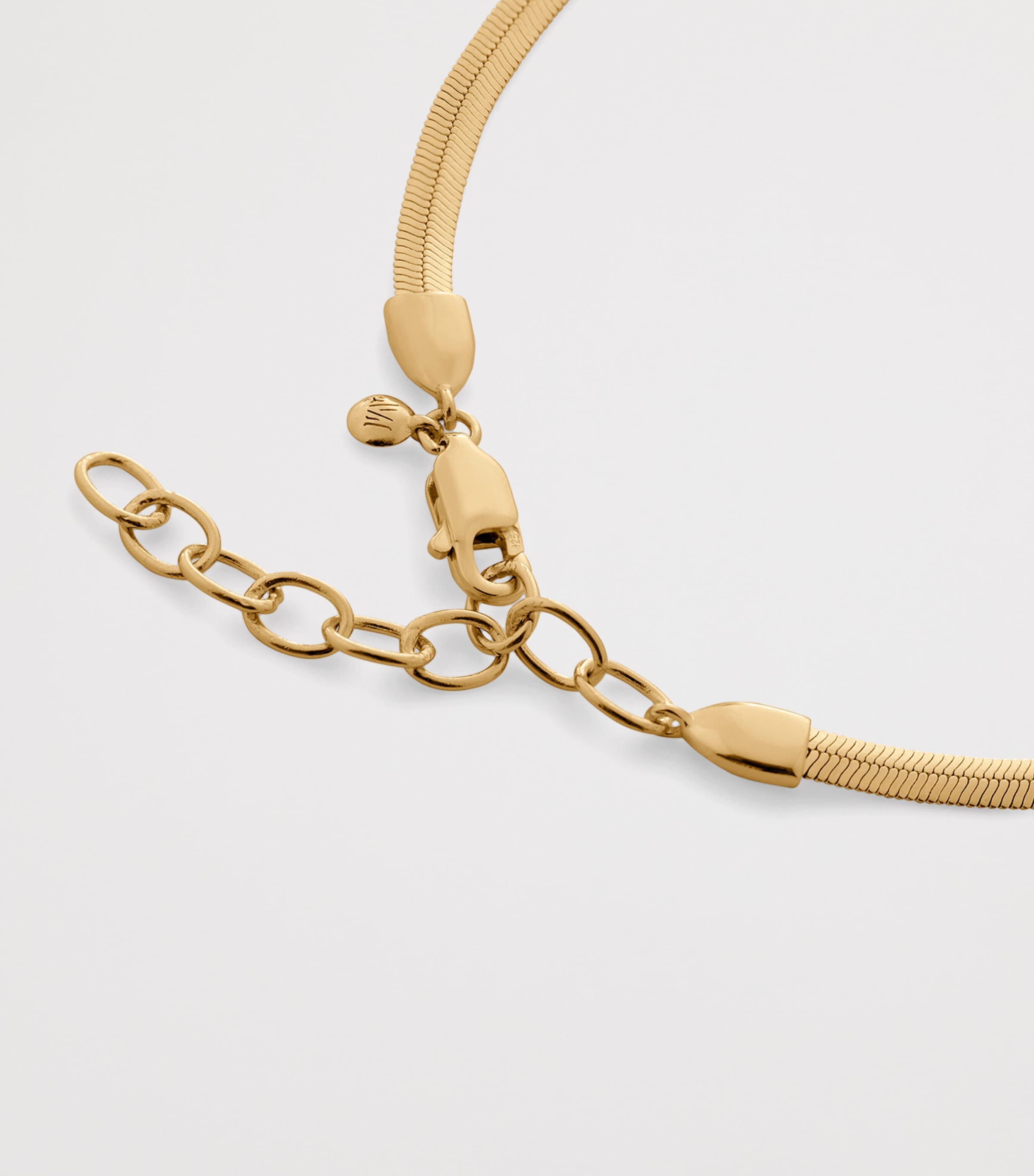 Monica Vinader Gold Vermeil Snake Chain Bracelet Gold Vermeil Image 3