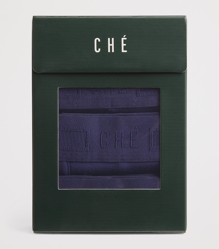 Logo-Waist Trunks (Pack of 3) NAVY Image 4