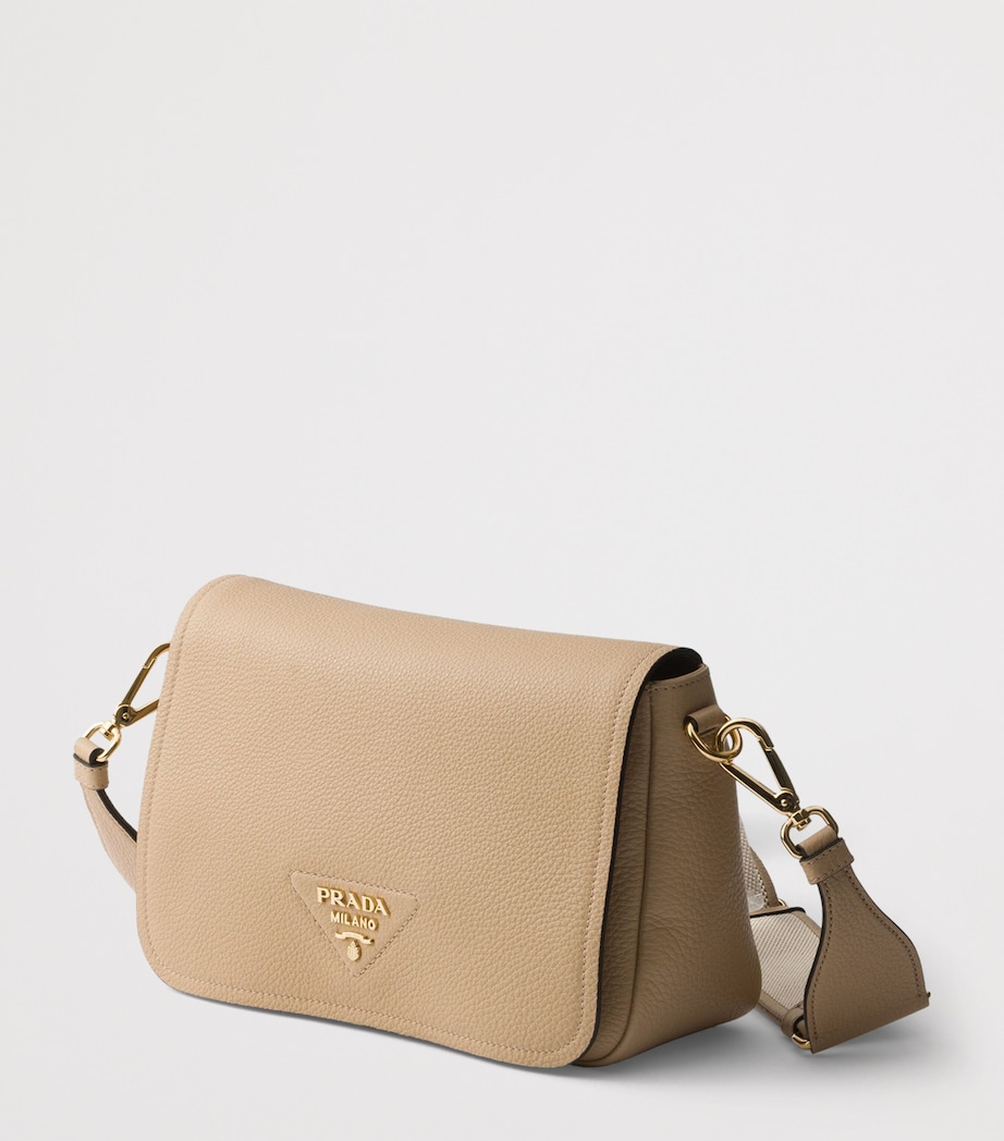 Prada Leather Cross-Body Bag Neutral Image 2