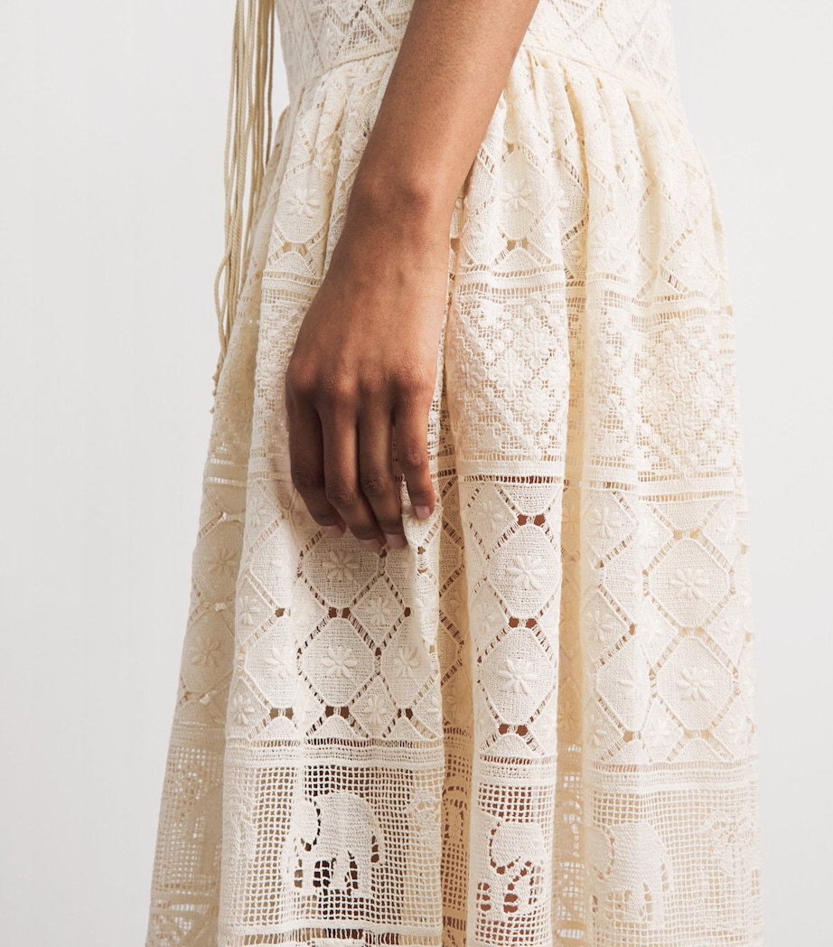 Zimmermann Womens Lace Indra Maxi Dress Tea Image 5