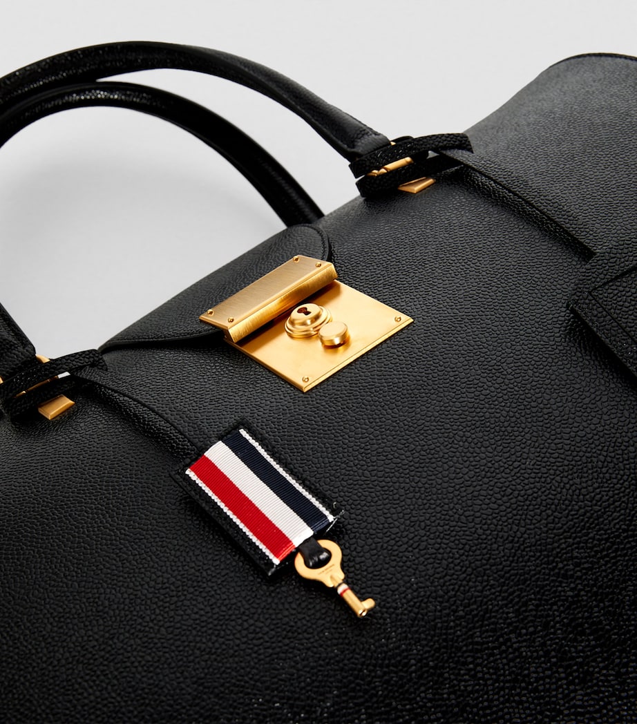 Leather Mr. Thom Weekend Bag BLACK Image 6