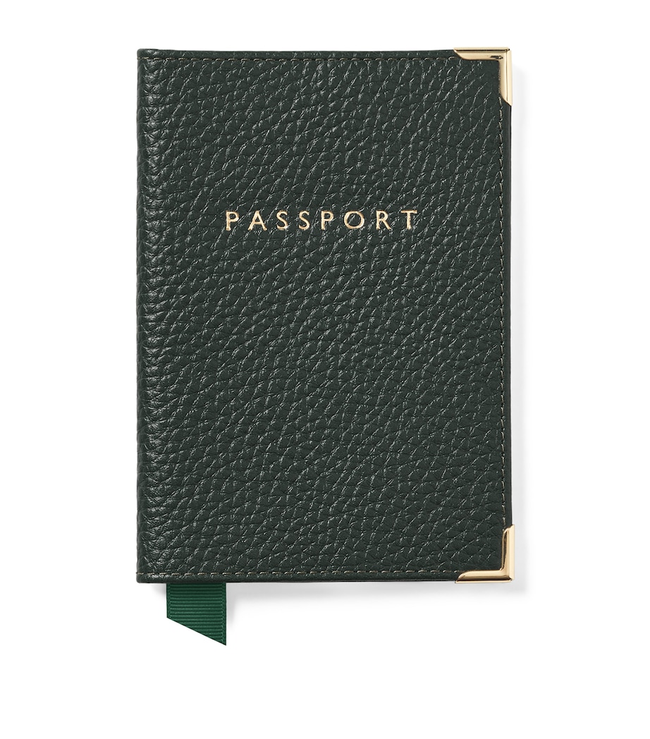 Leather Passport Cover ALPINE Image 1