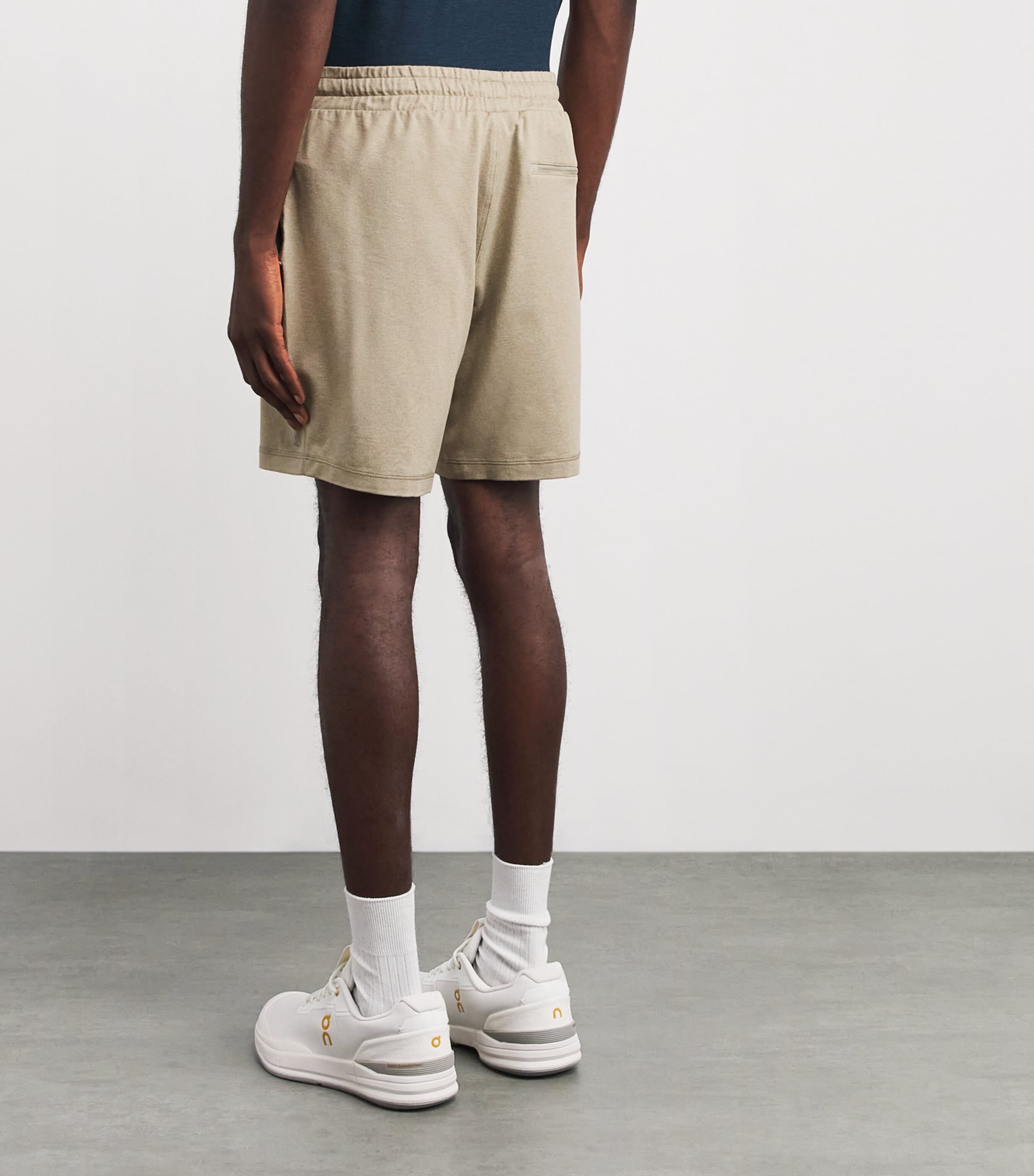 Ponto Performance Sweat Shorts HTF TRUFFLE HEATHER Image 4