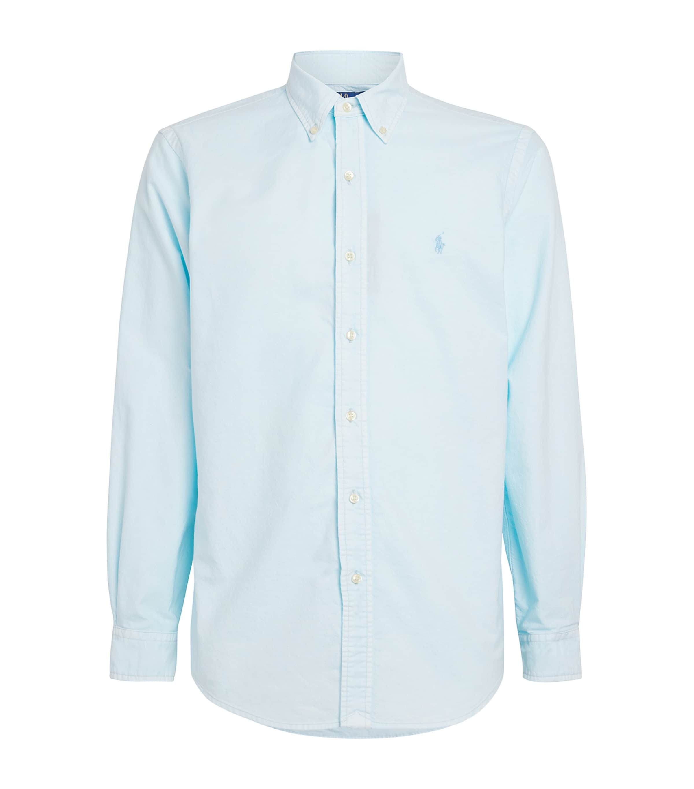 Polo Ralph Lauren Cotton Custom-Fit Oxford Shirt | Men Clothing | Shirts | Casual Shirts | Designers | Polo Ralph Lauren | Ralph Lauren