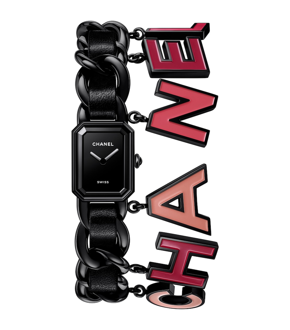 Coated Steel Première Charms Blush Watch 19.7mm BLACK Image 1